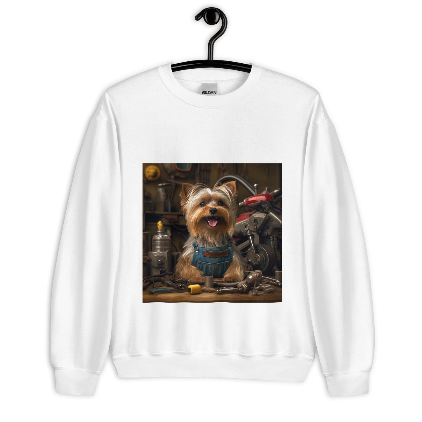 Yorkshire Terrier AutoMechanic Unisex Sweatshirt