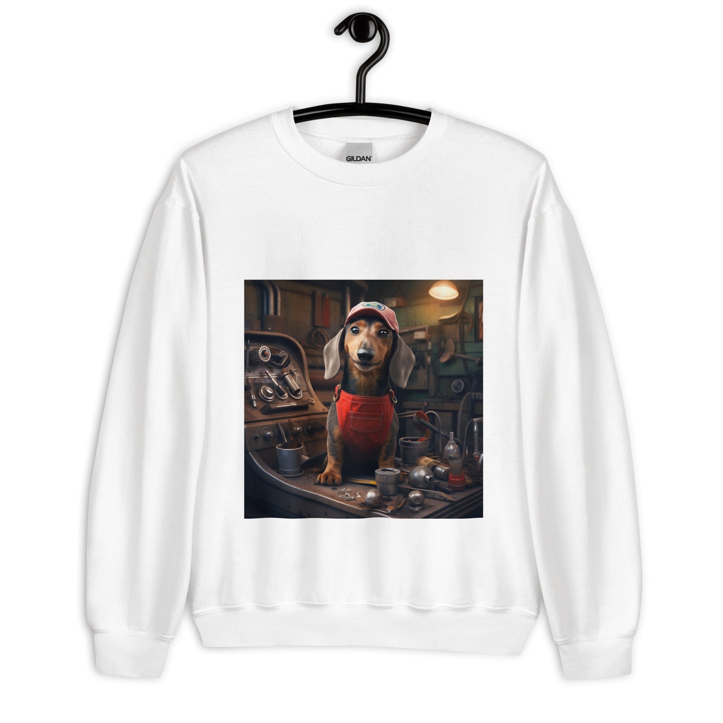 Dachshund AutoMechanic Unisex Sweatshirt