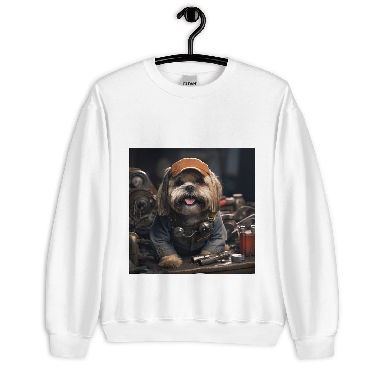 Shih Tzu AutoMechanic Unisex Sweatshirt