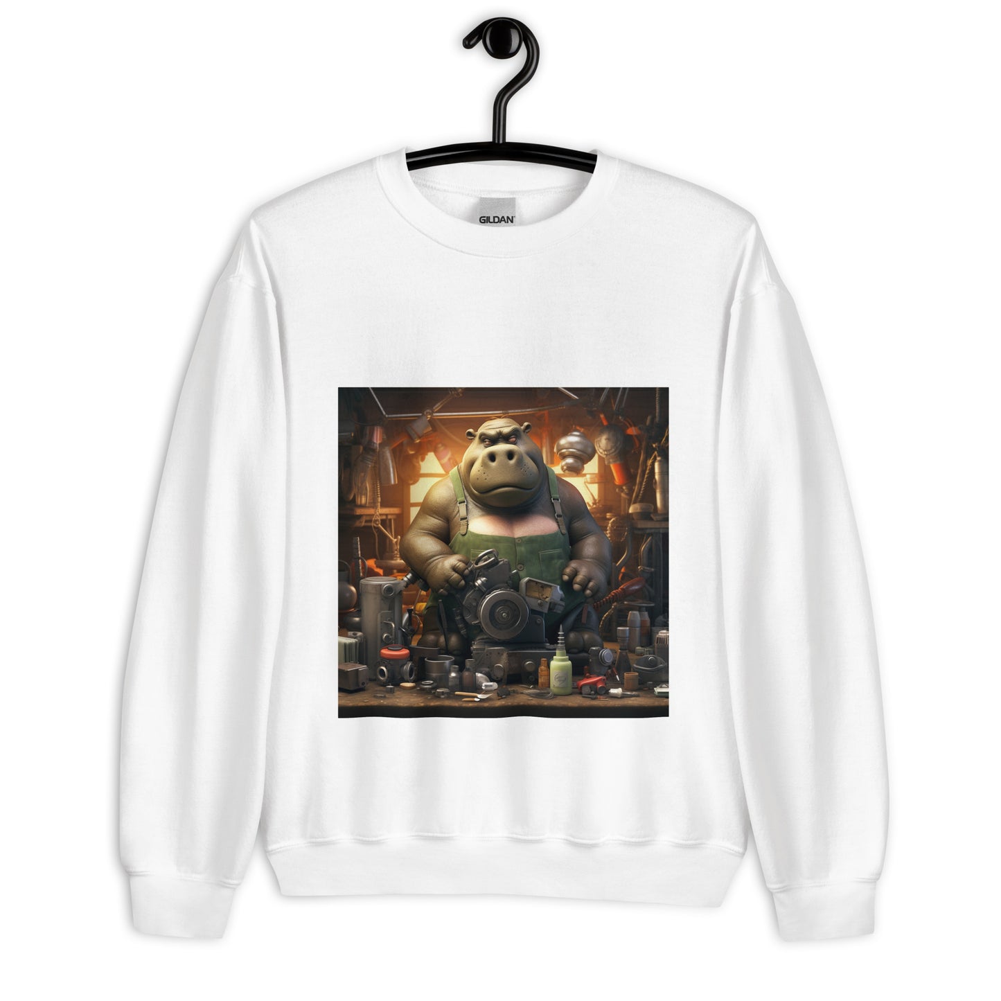 Hippo AutoMechanic Unisex Sweatshirt