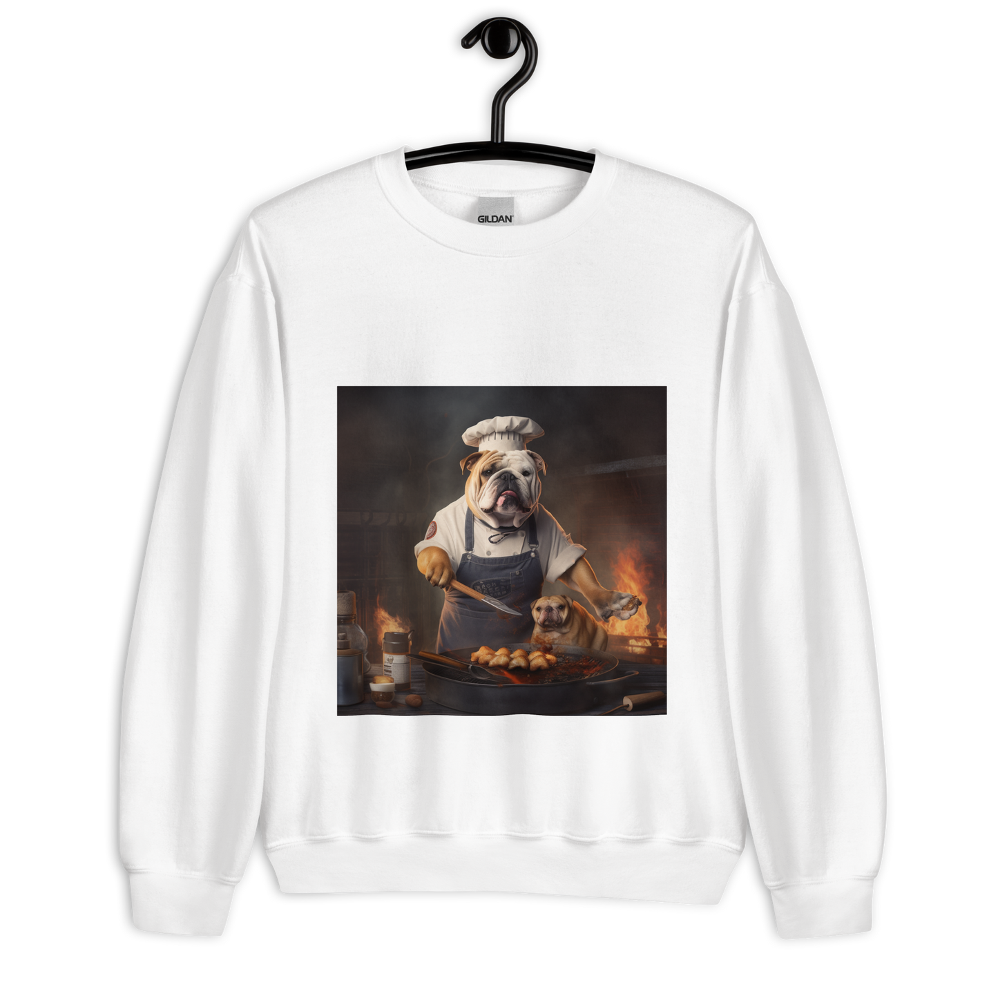 Bulldog Chef Unisex Sweatshirt