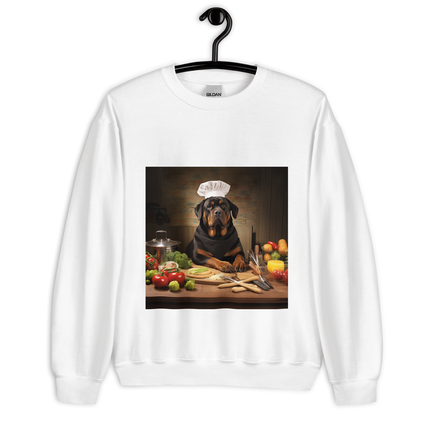 Rottweiler Chef Unisex Sweatshirt