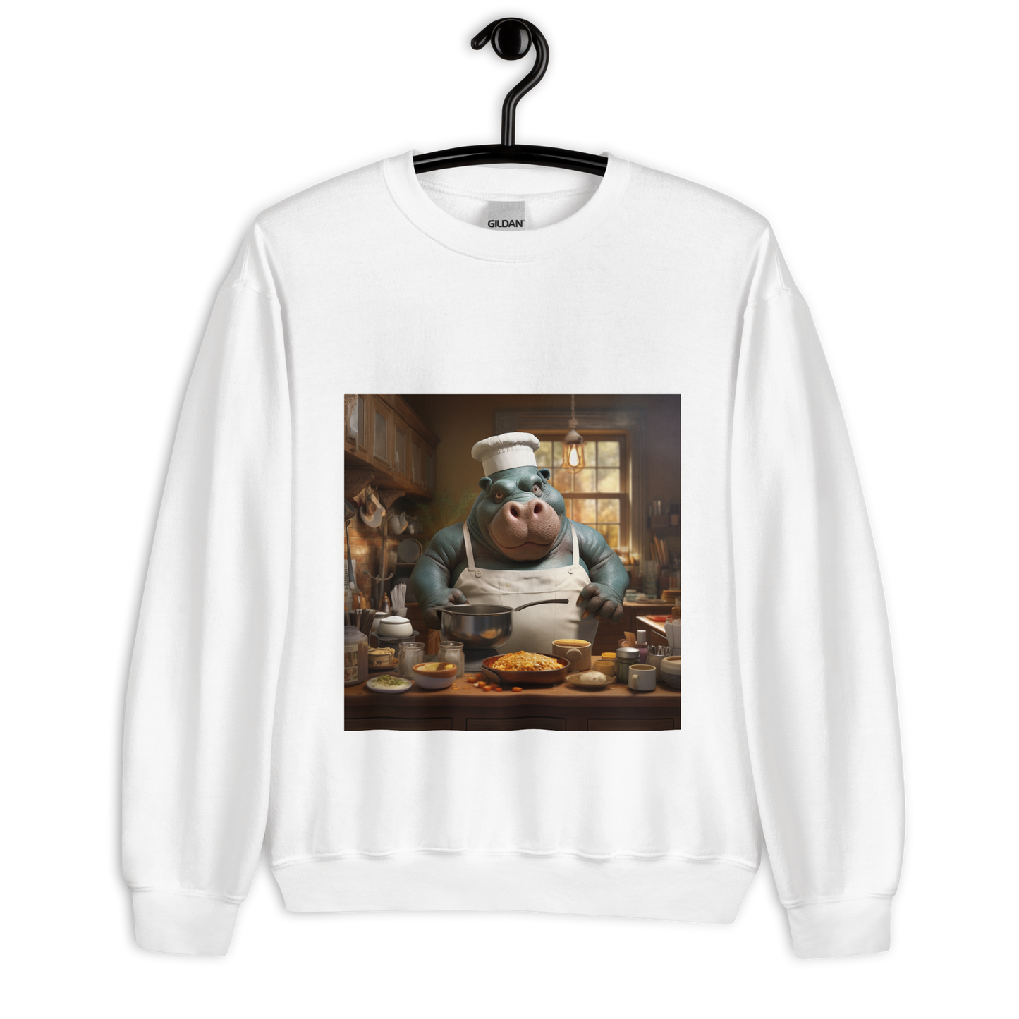 Hippo Chef Unisex Sweatshirt