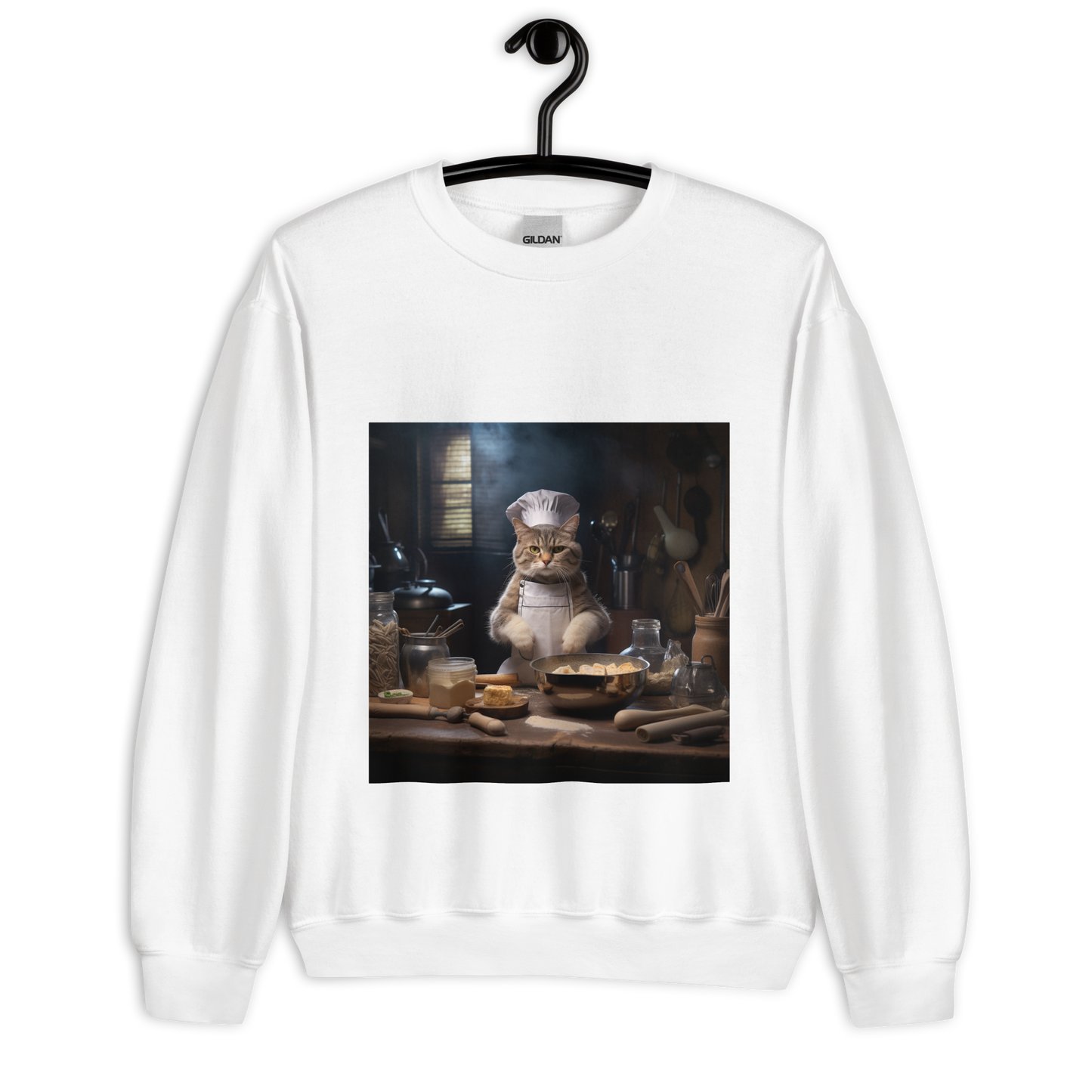 Domestic Shorthair Chef Unisex Sweatshirt