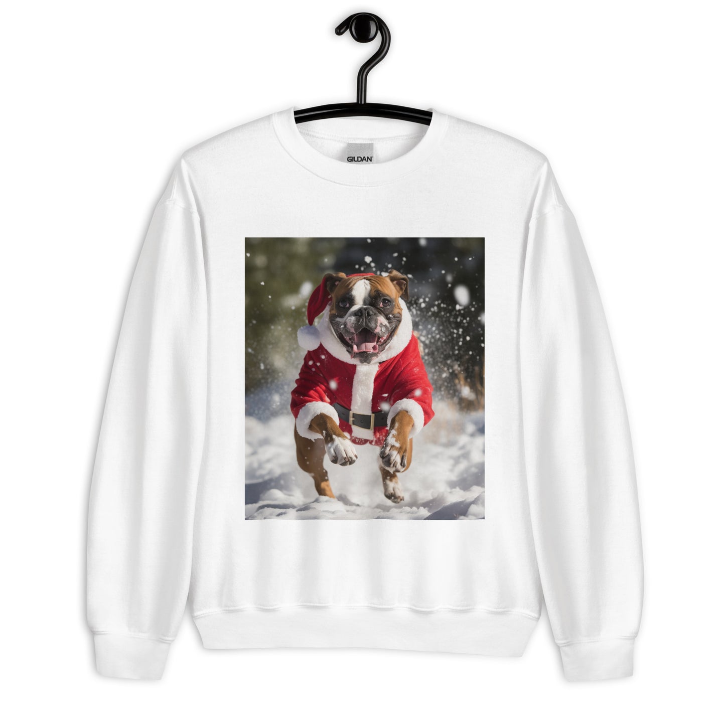 Boxer Christmas Unisex Sweatshirt