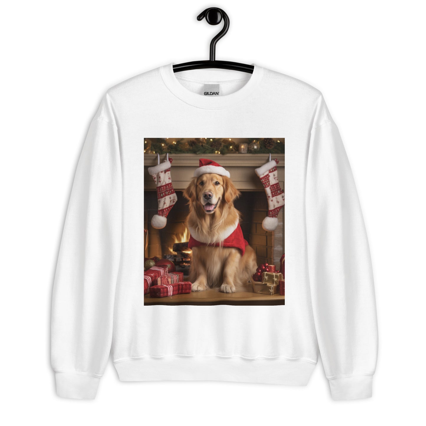 Golden Retriever Christmas Unisex Sweatshirt