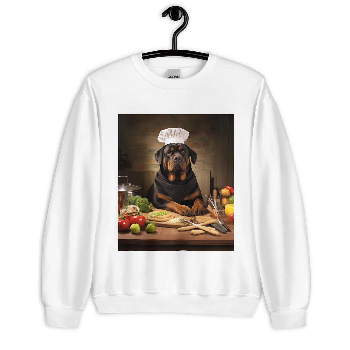 Rottweiler Chef Unisex Sweatshirt