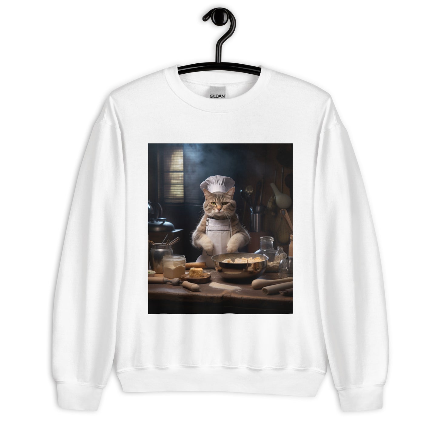 Domestic Shorthair Chef Unisex Sweatshirt