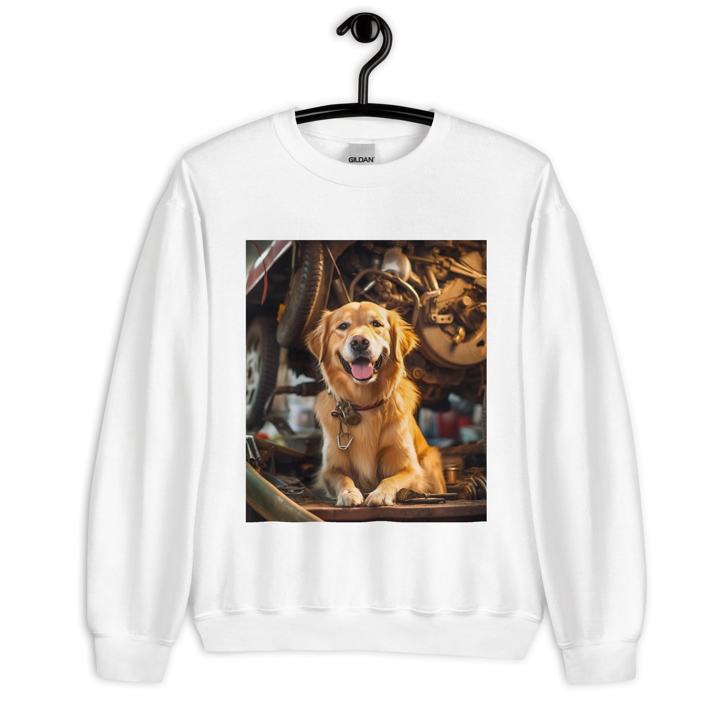 Golden Retriever AutoMechanic Unisex Sweatshirt