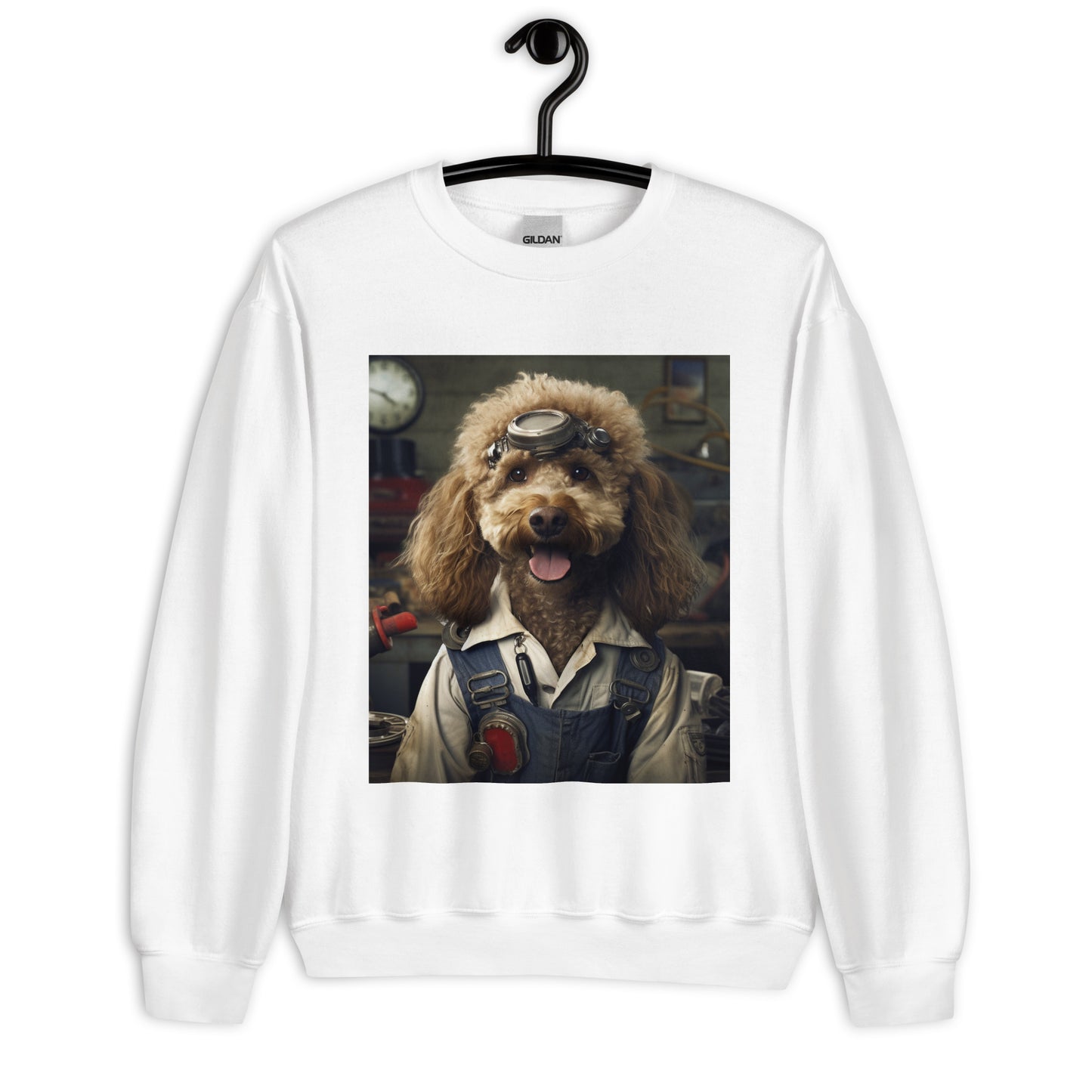 Poodle AutoMechanic Unisex Sweatshirt