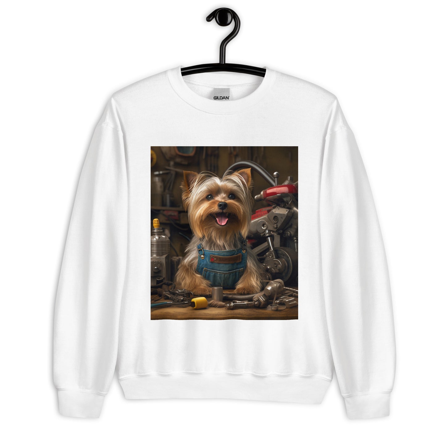 Yorkshire Terrier AutoMechanic Unisex Sweatshirt