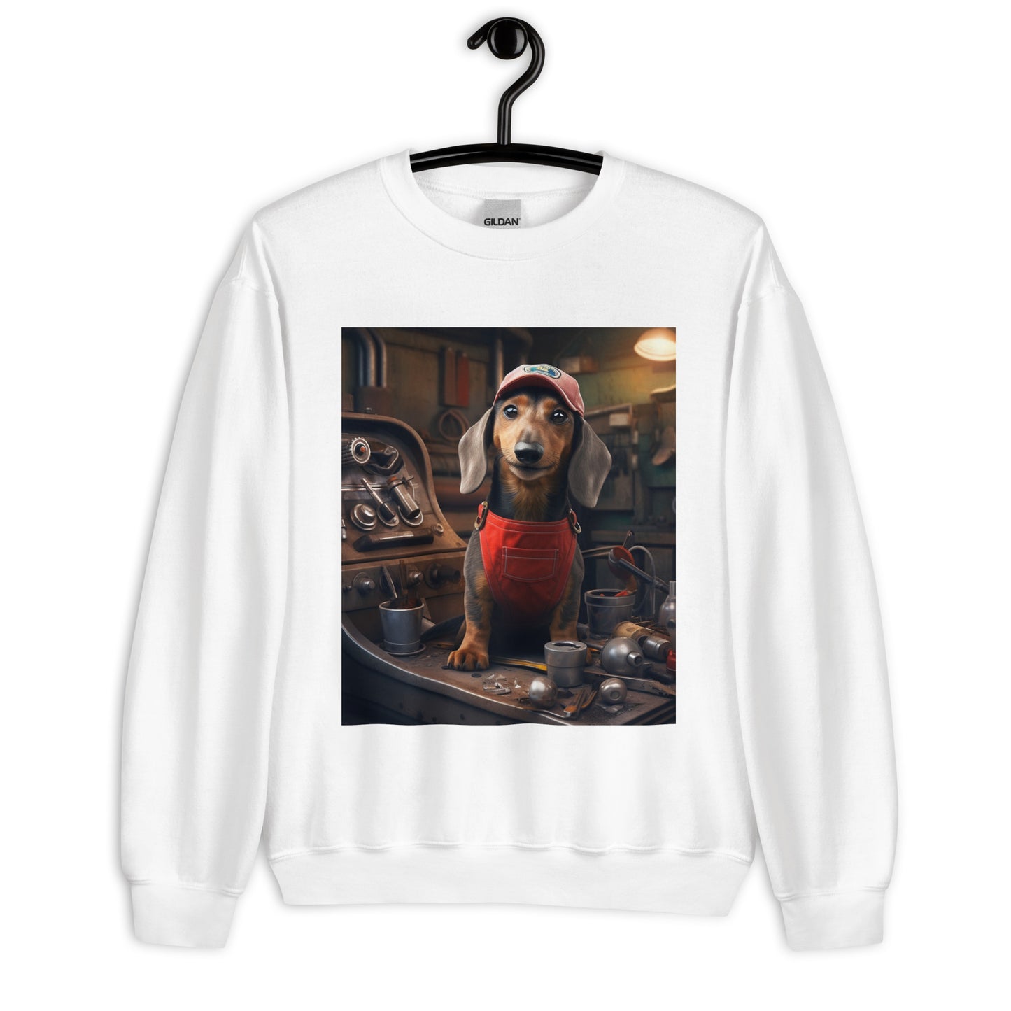 Dachshund AutoMechanic Unisex Sweatshirt