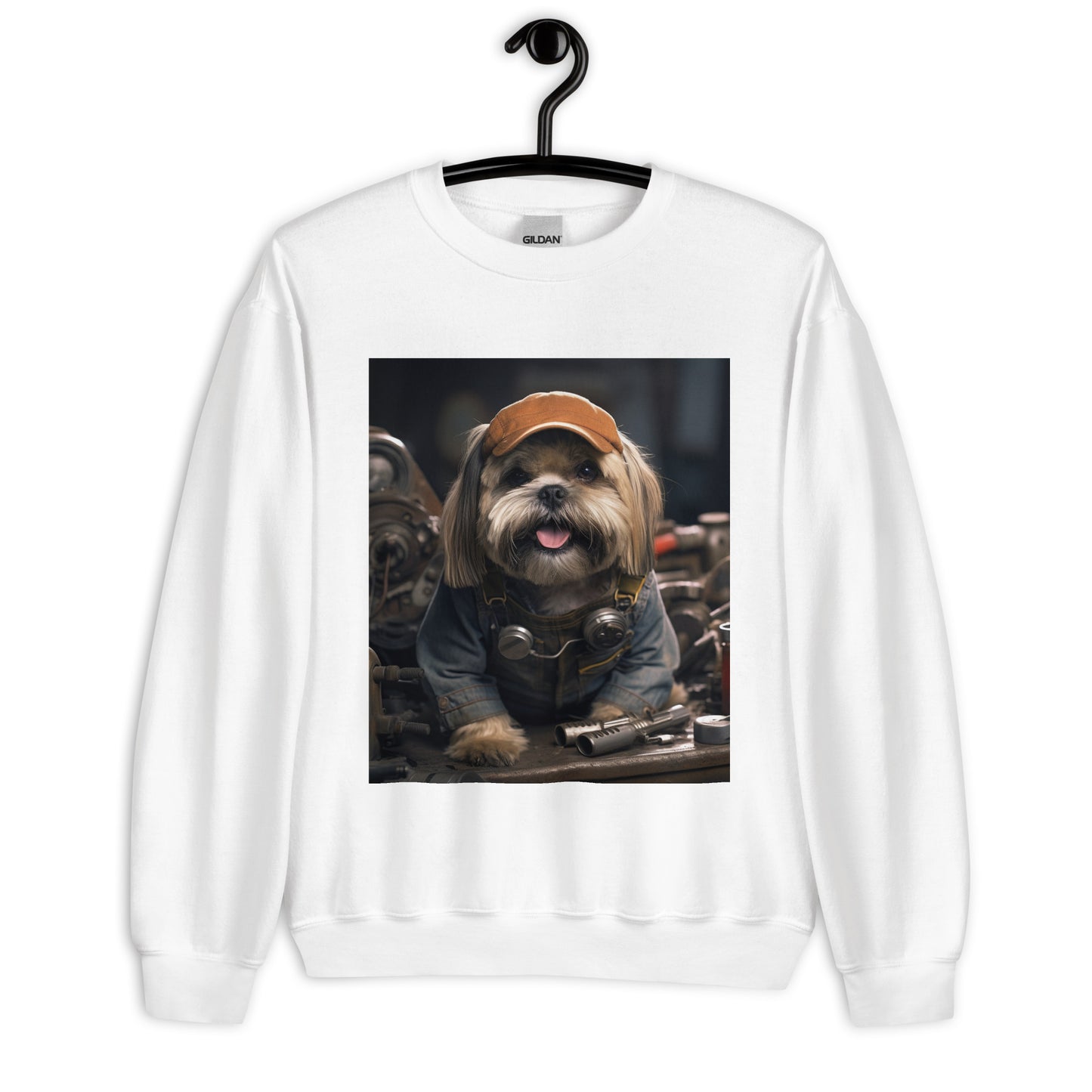 Shih Tzu AutoMechanic Unisex Sweatshirt