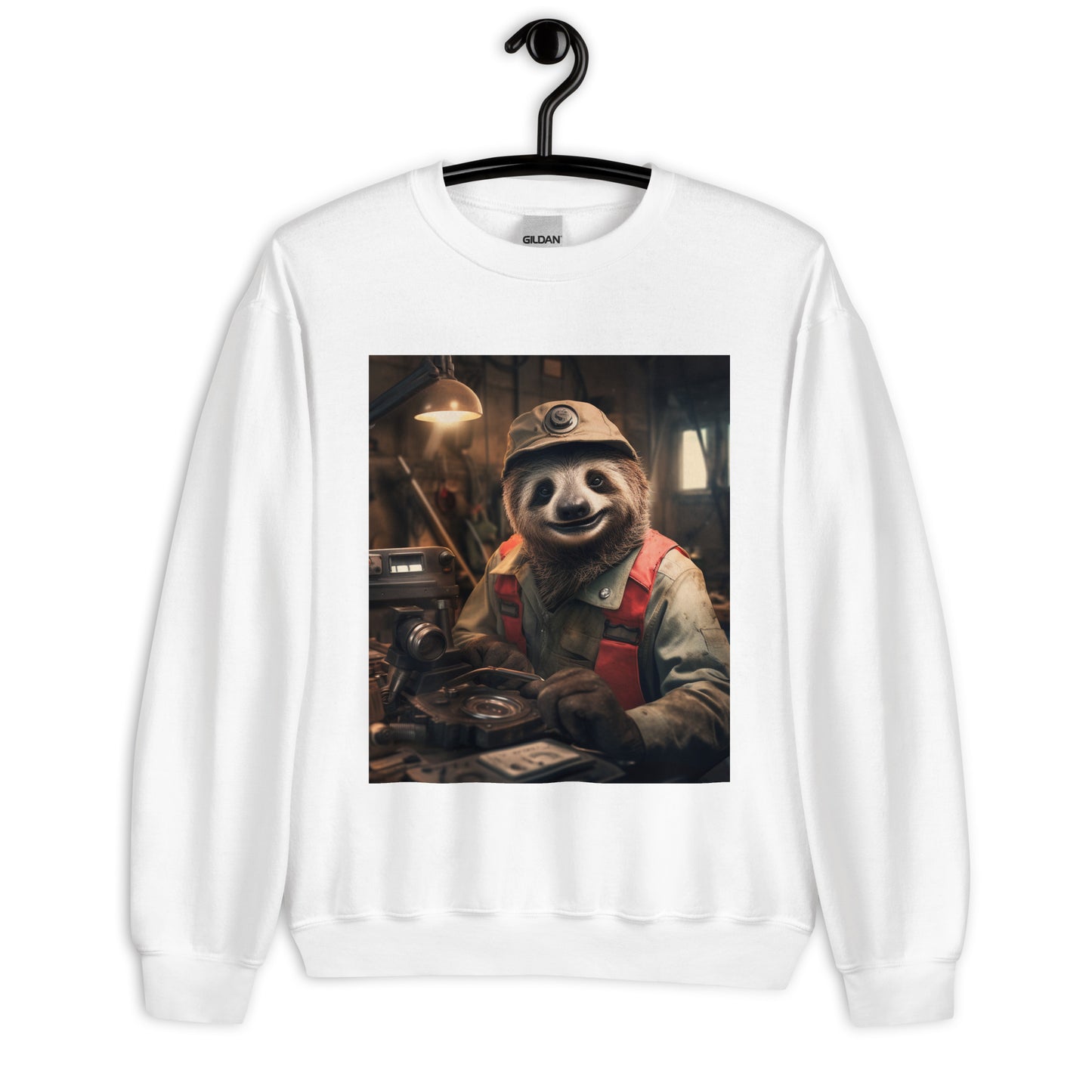 Sloth AutoMechanic Unisex Sweatshirt