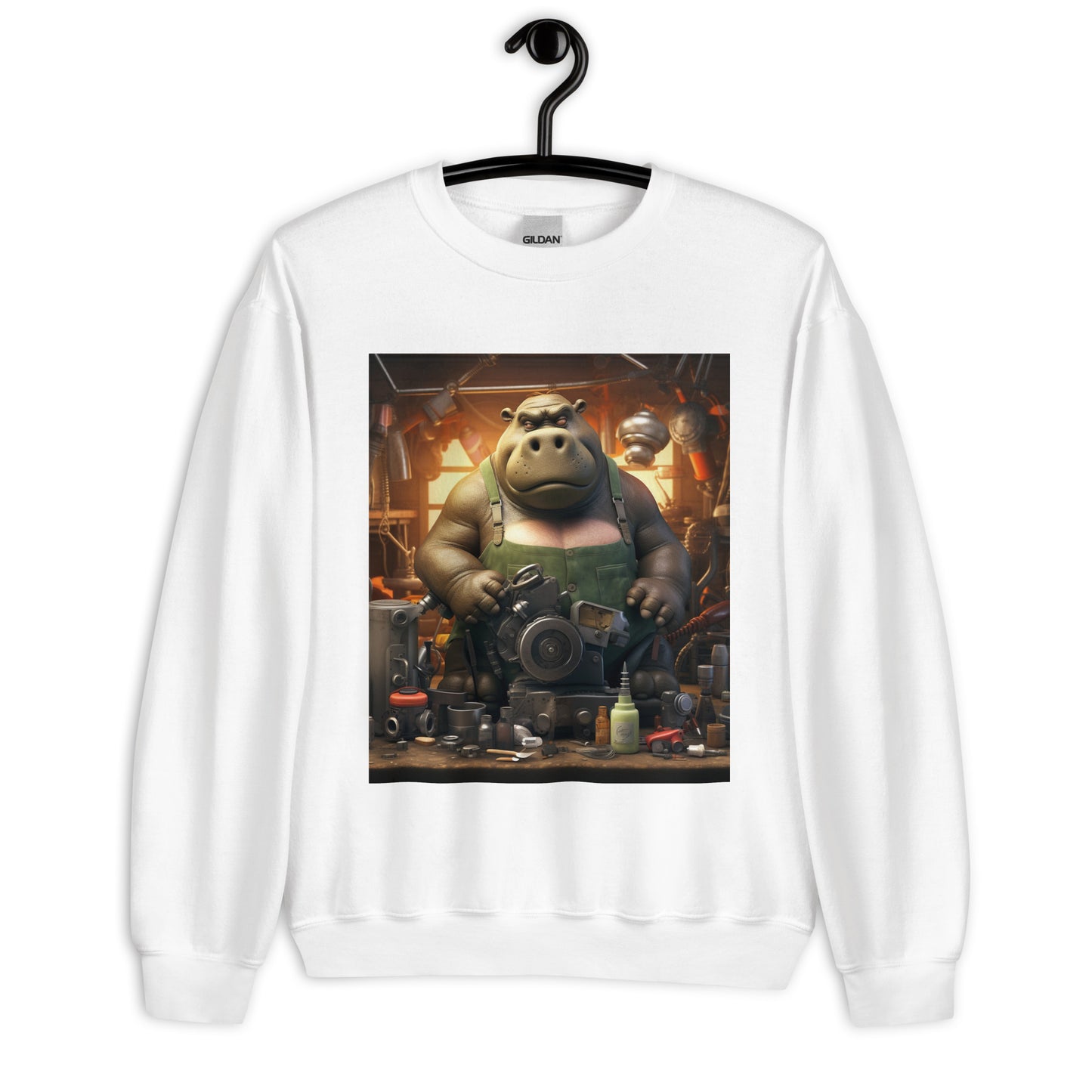 Hippo AutoMechanic Unisex Sweatshirt