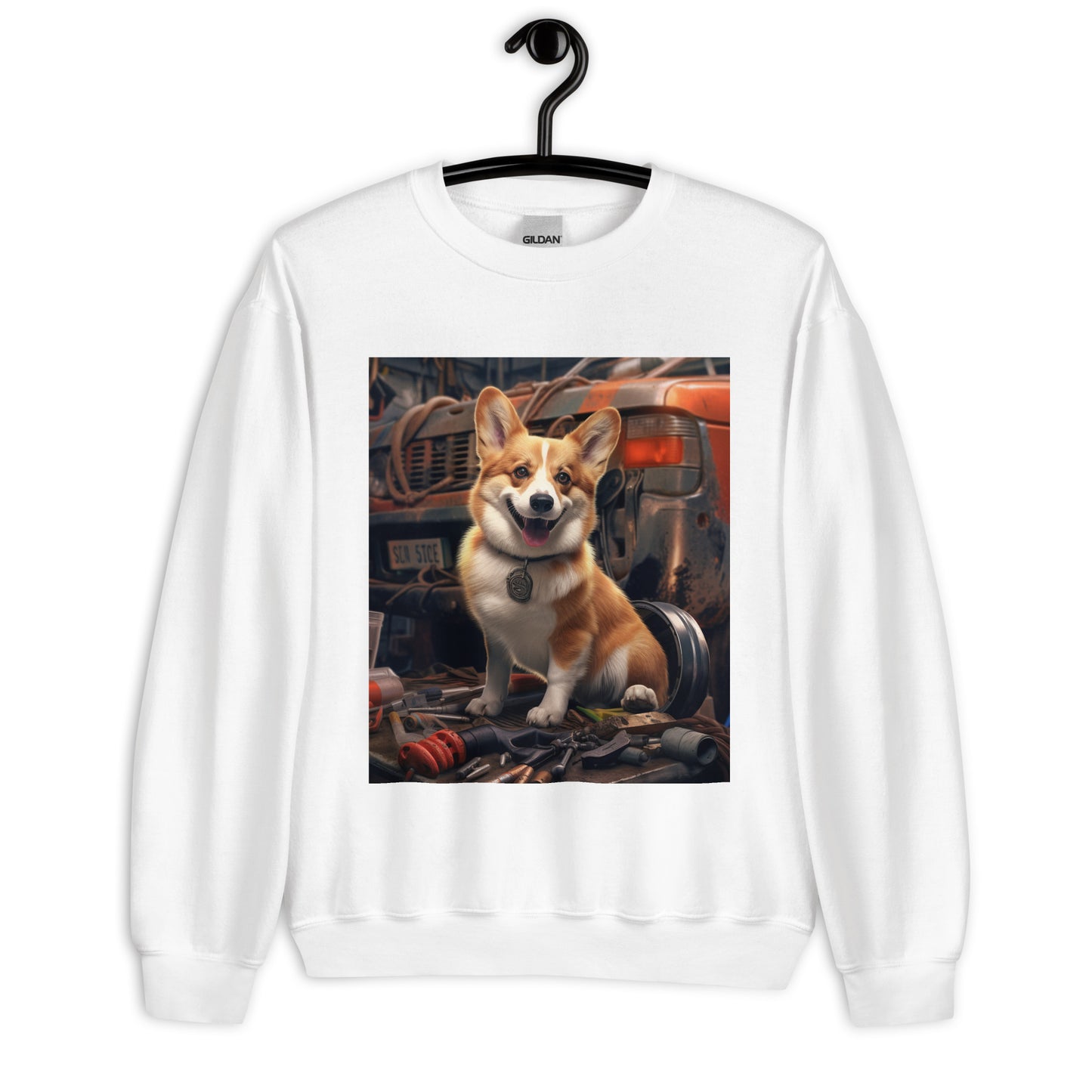 Pembroke Welsh Corgi AutoMechanic Unisex Sweatshirt