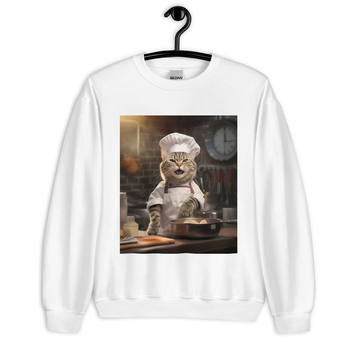 Domestic Shorthair Chef Unisex Sweatshirt