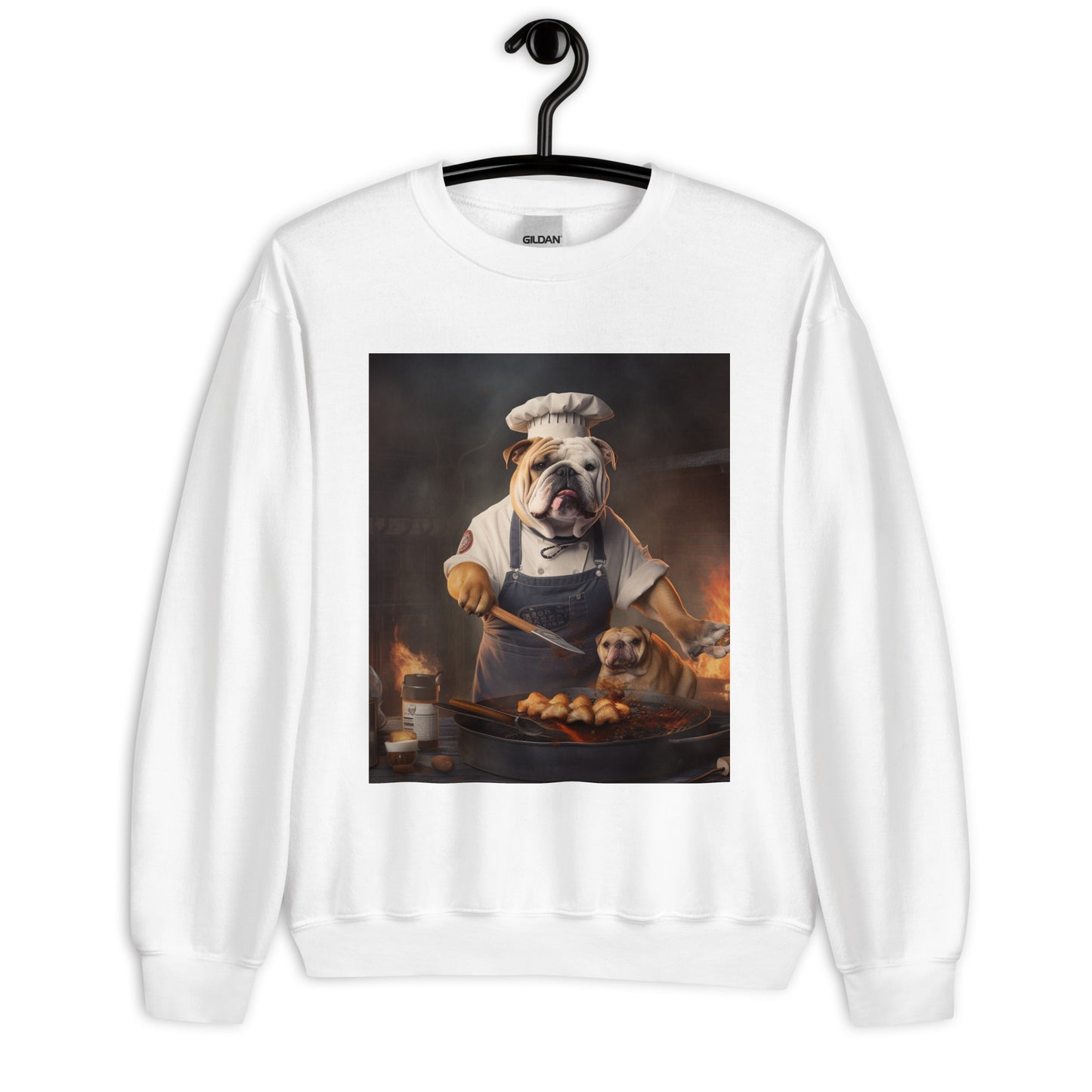 Bulldog Chef Unisex Sweatshirt