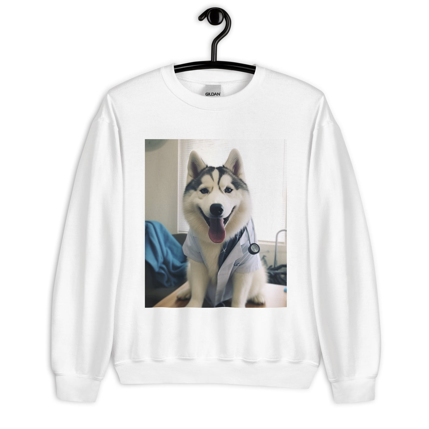 Siberian Husky Doctor Unisex Sweatshirt