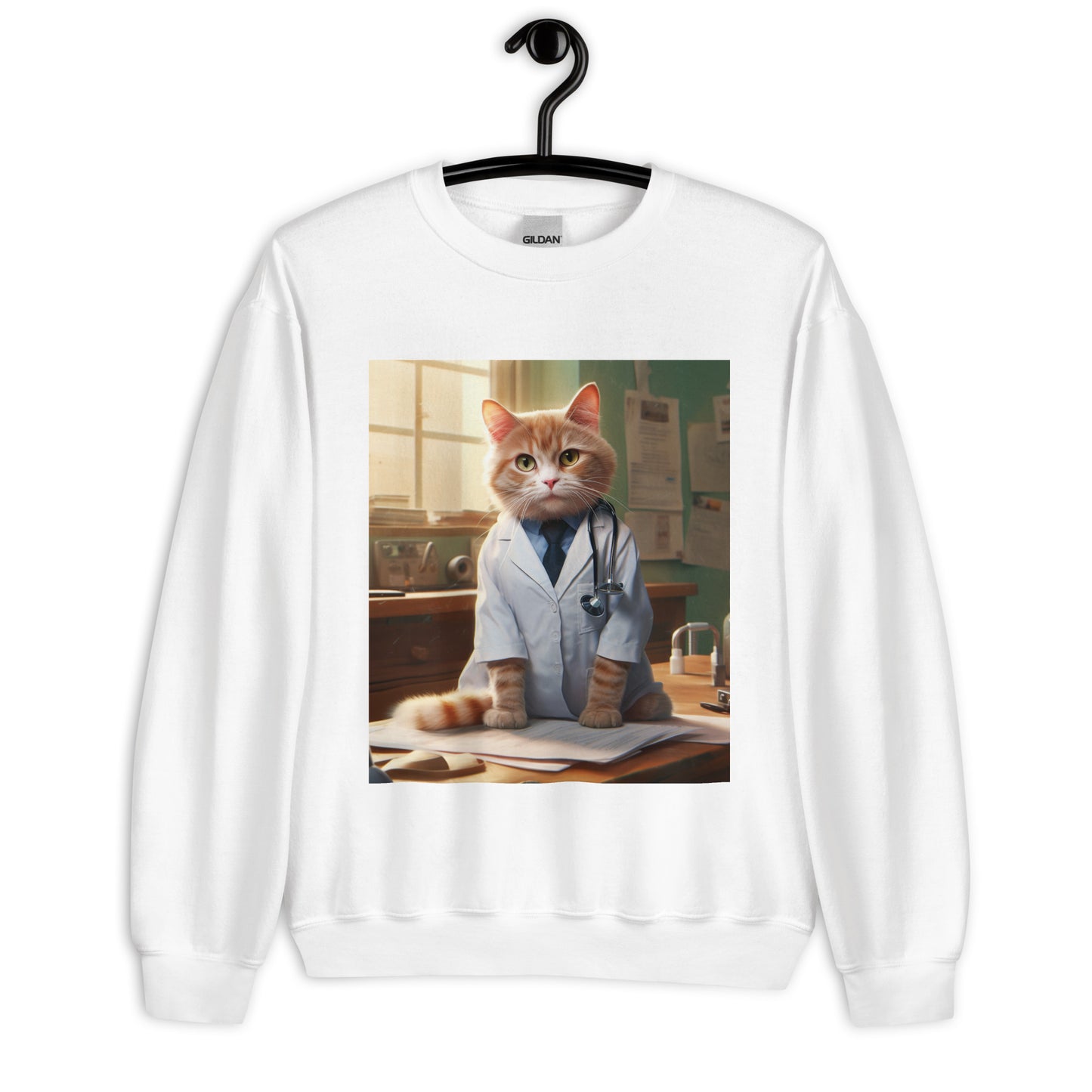 Domestic Shorthair Doctor Unisex Sweatshirt