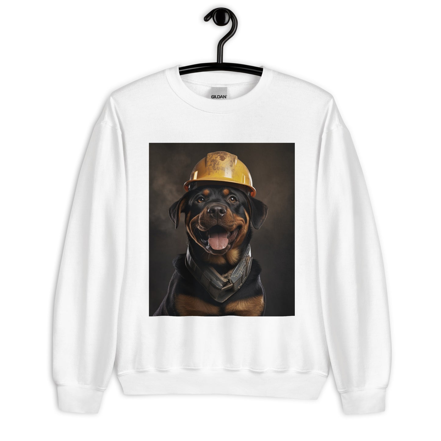 Rottweiler ConstructionWorker Unisex Sweatshirt