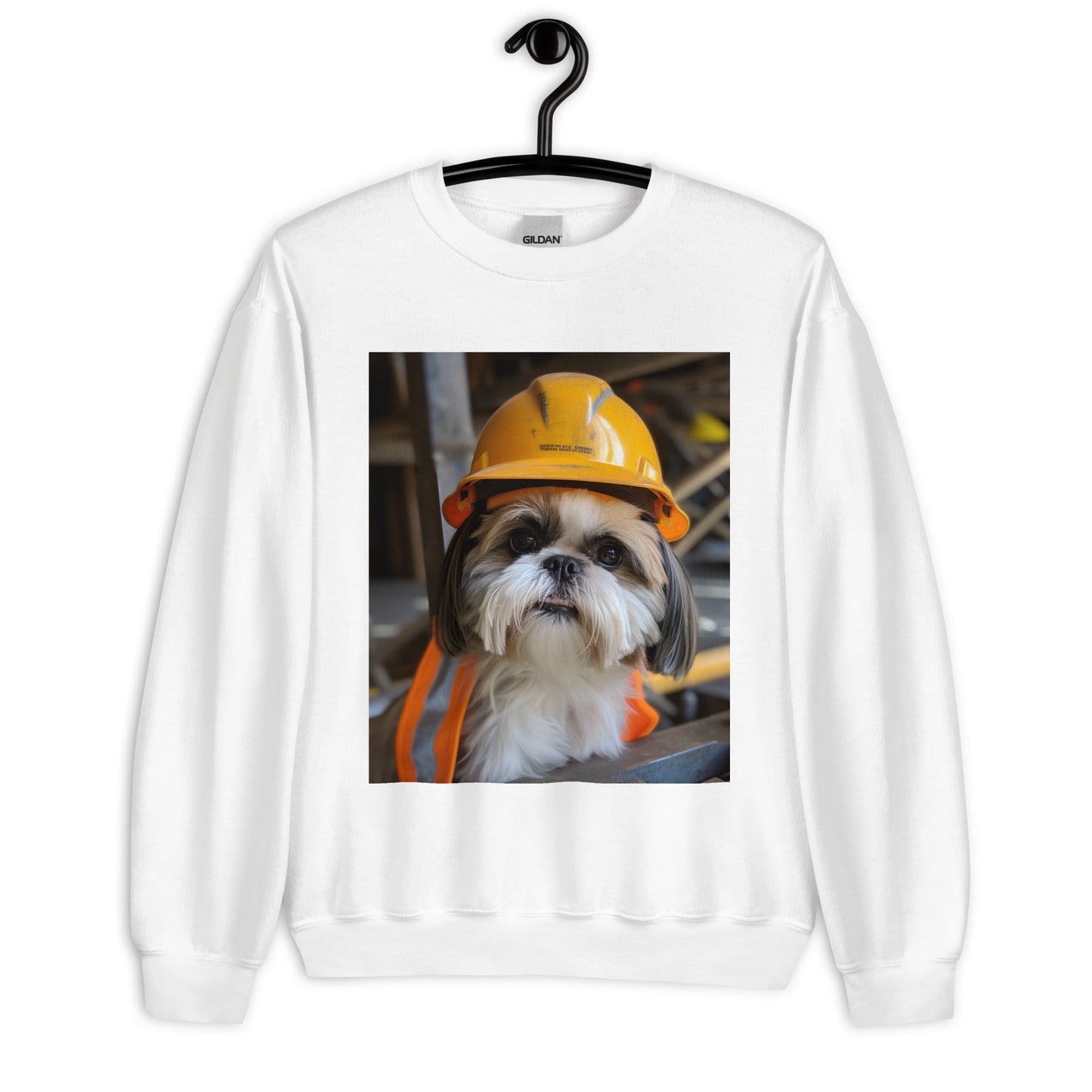 Shih Tzu ConstructionWorker Unisex Sweatshirt