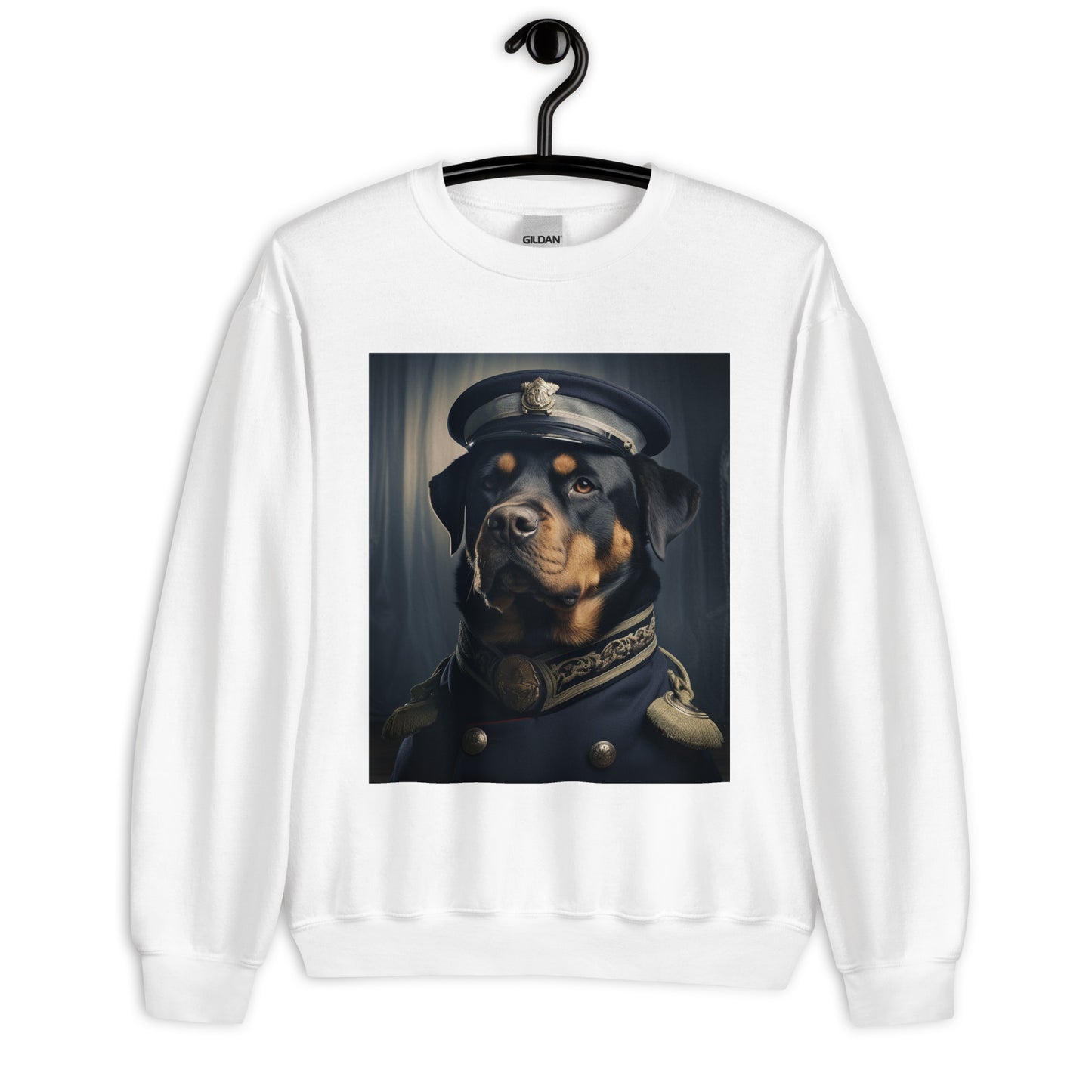 Rottweiler NavyOfficer Unisex Sweatshirt