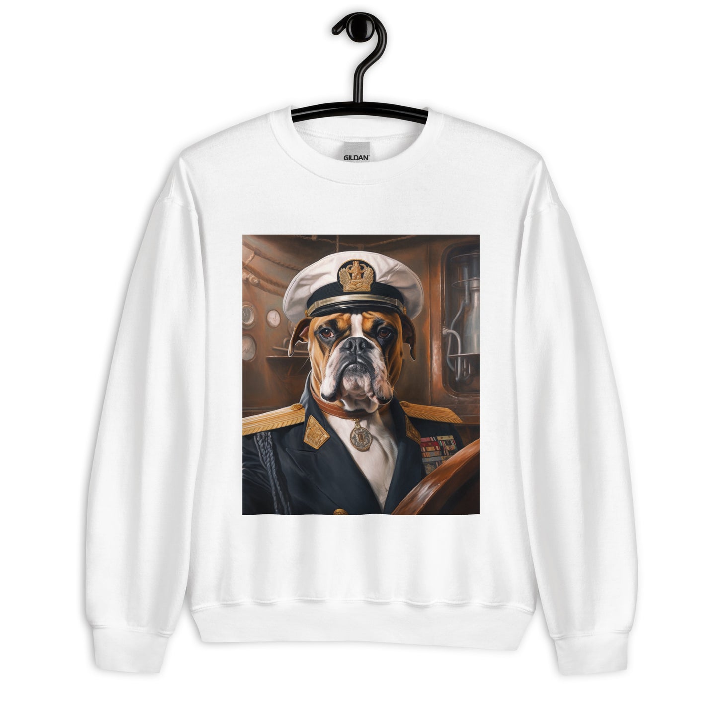 Boxer NavyOfficer Unisex Sweatshirt