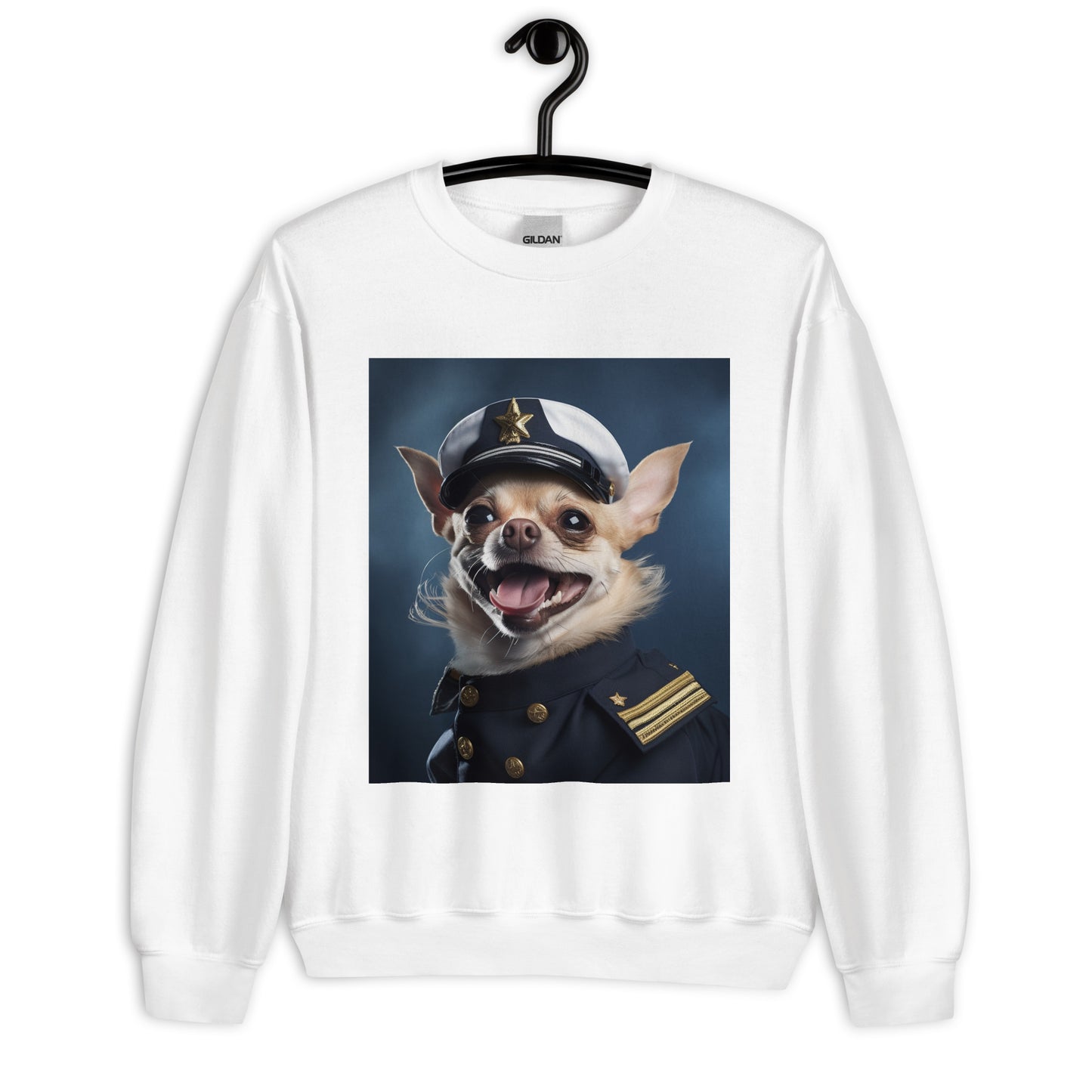 Chihuahua NavyOfficer Unisex Sweatshirt