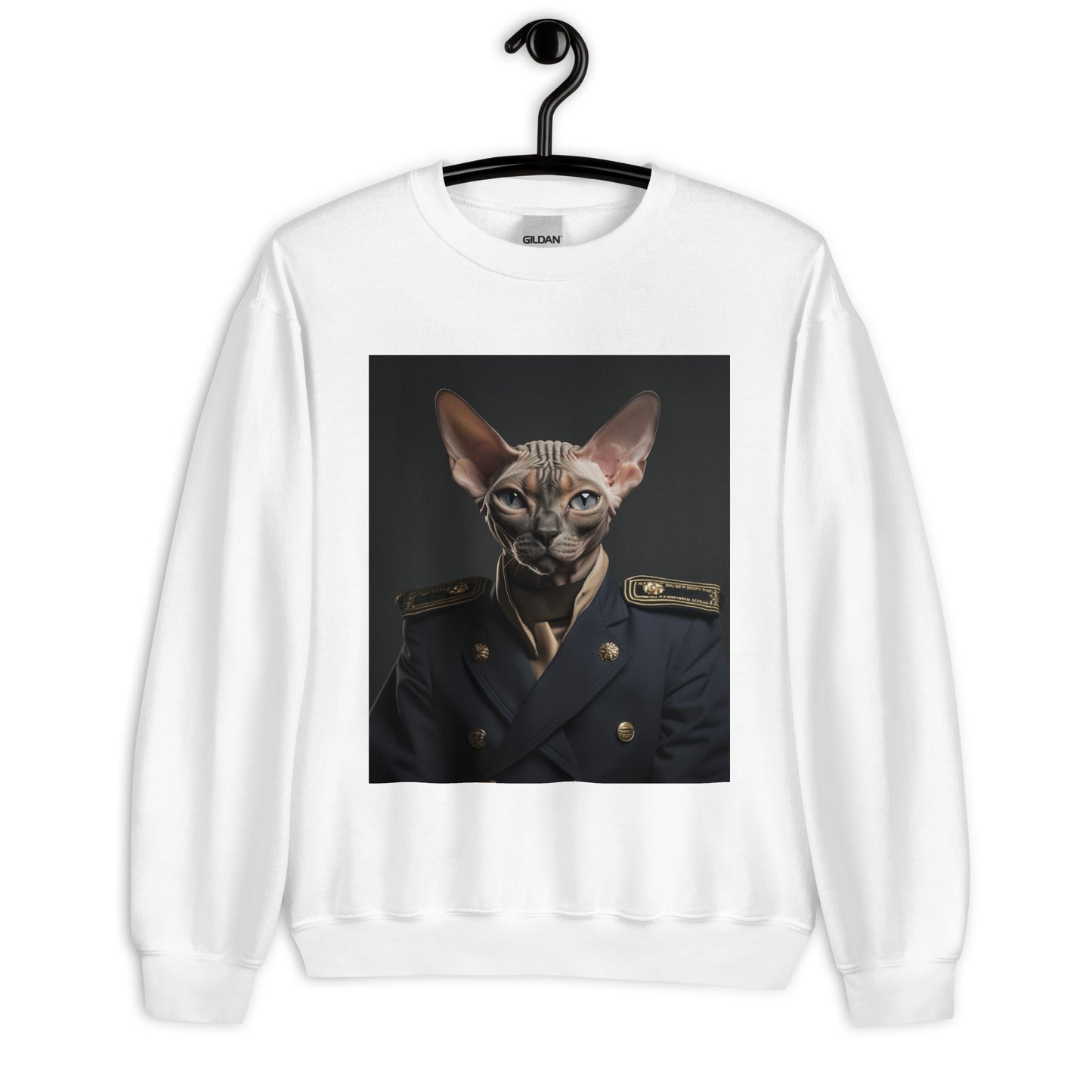 Sphynx NavyOfficer Unisex Sweatshirt