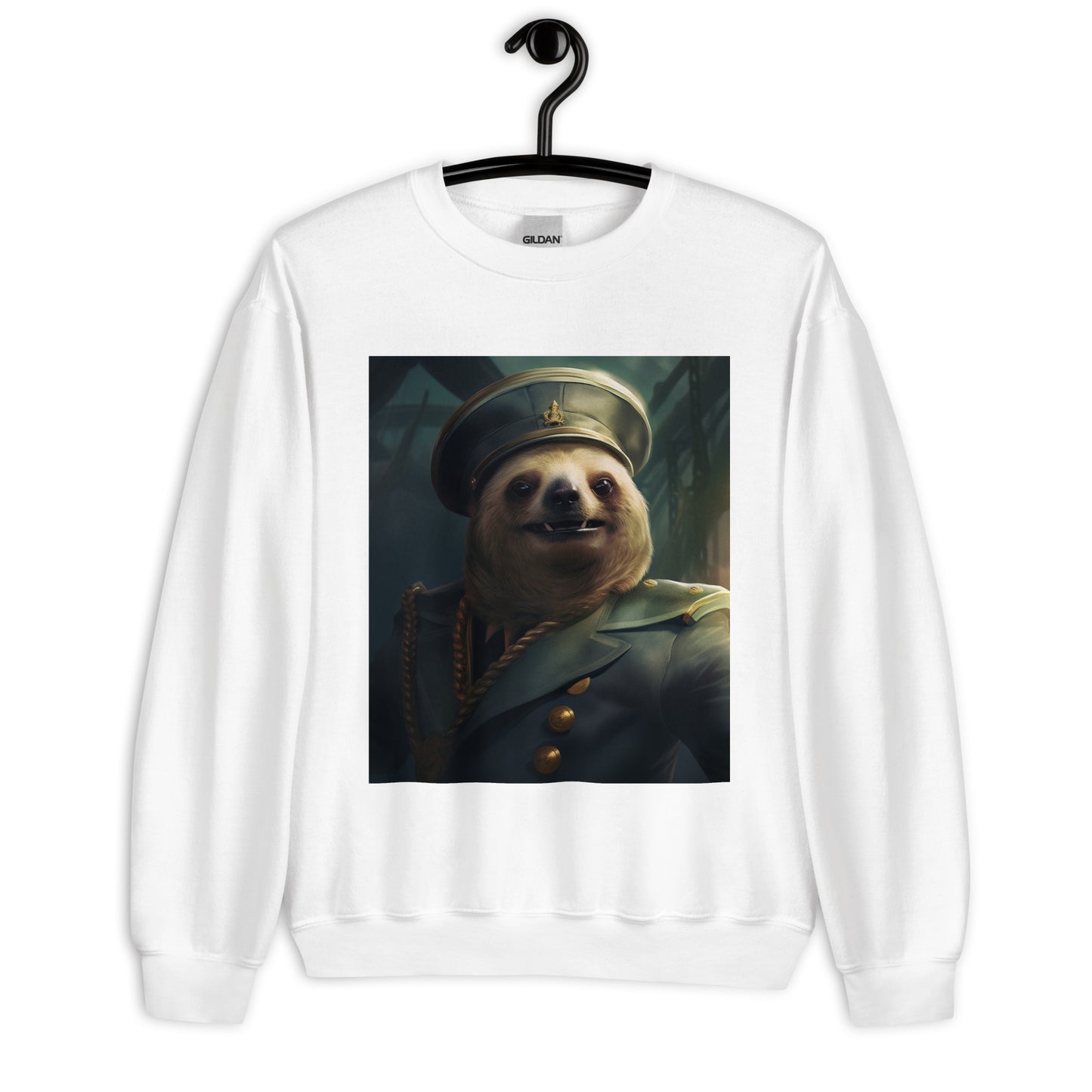 Sloth NavyOfficer Unisex Sweatshirt