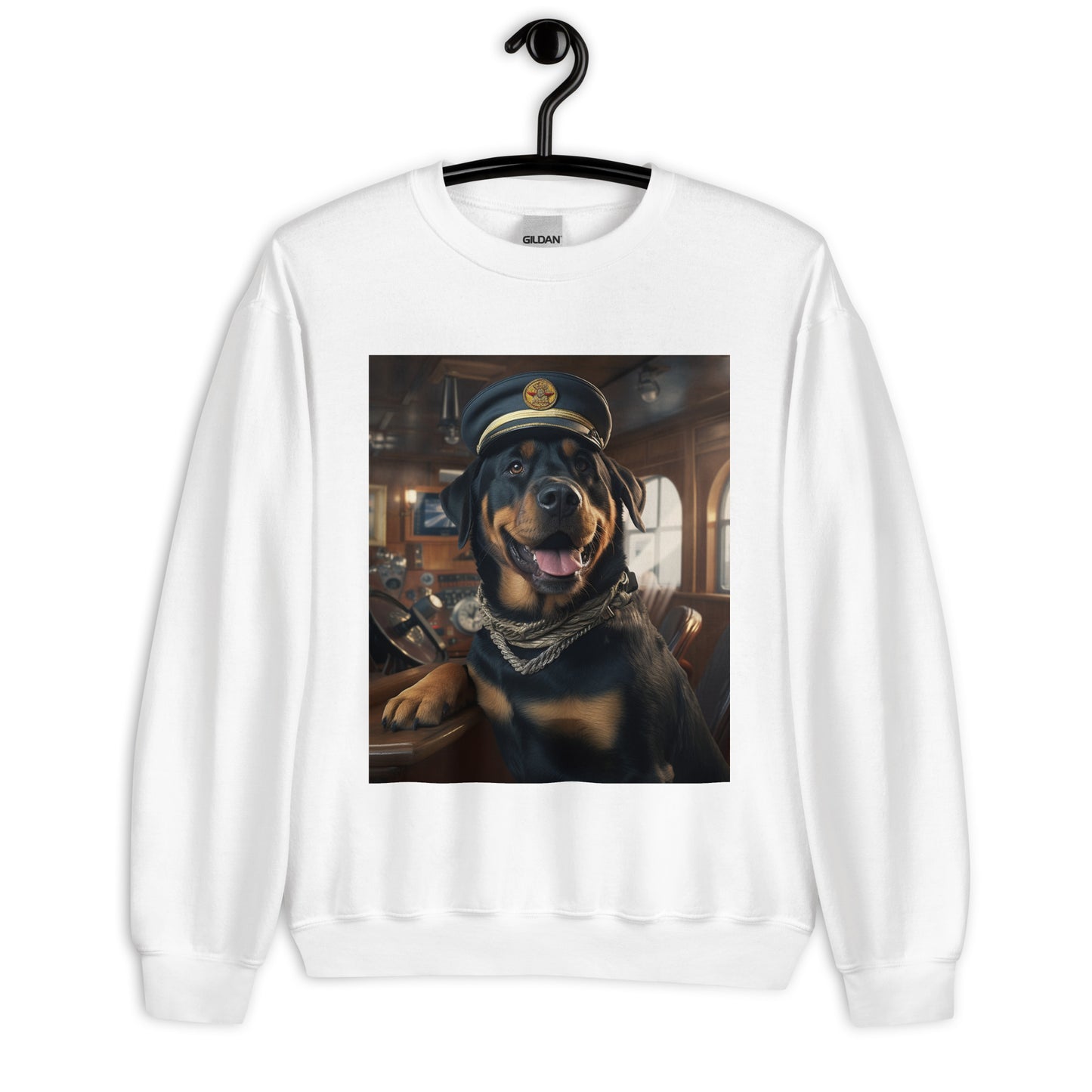 Rottweiler CruiseShipCaptain Unisex Sweatshirt