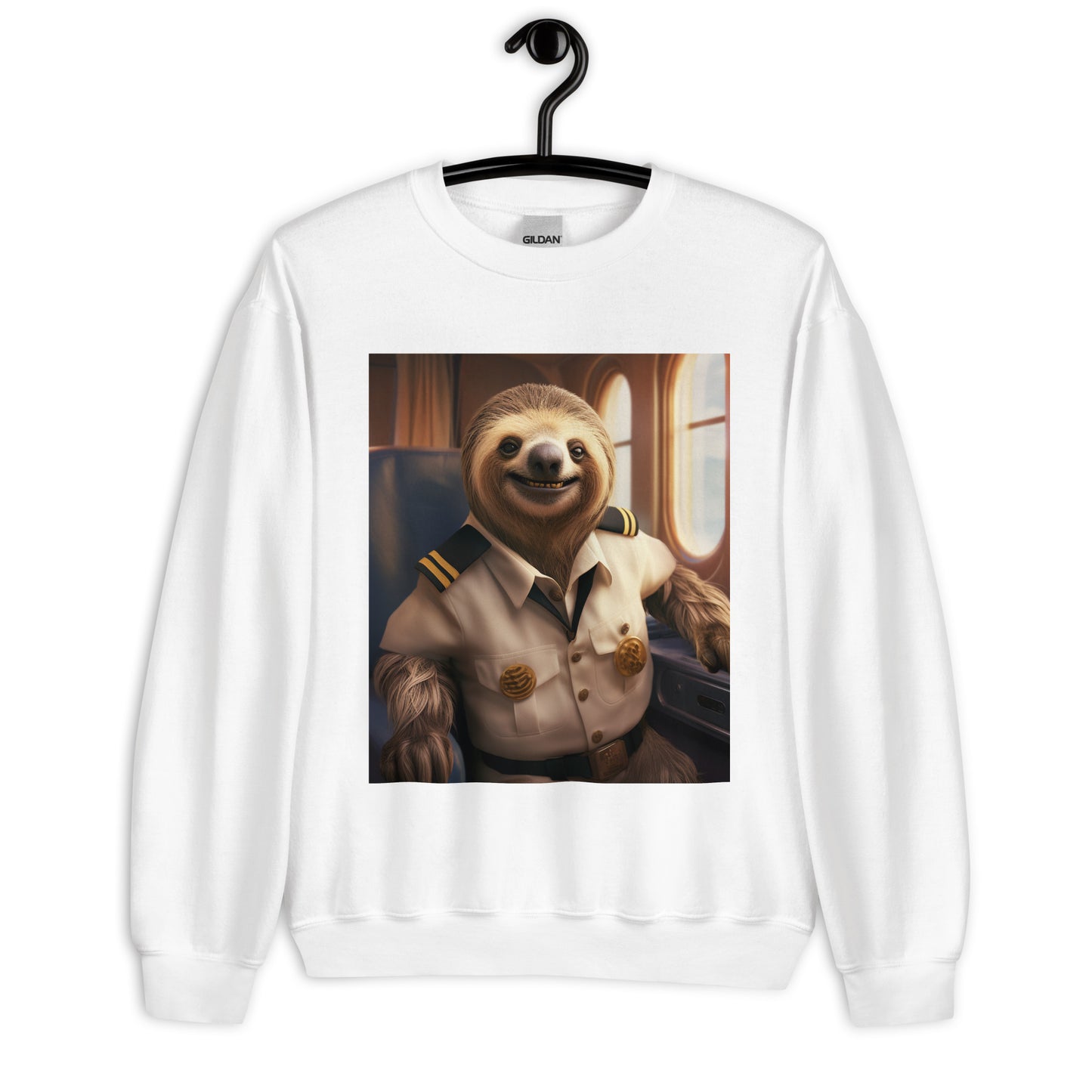 Sloth CruiseShipCaptain Unisex Sweatshirt