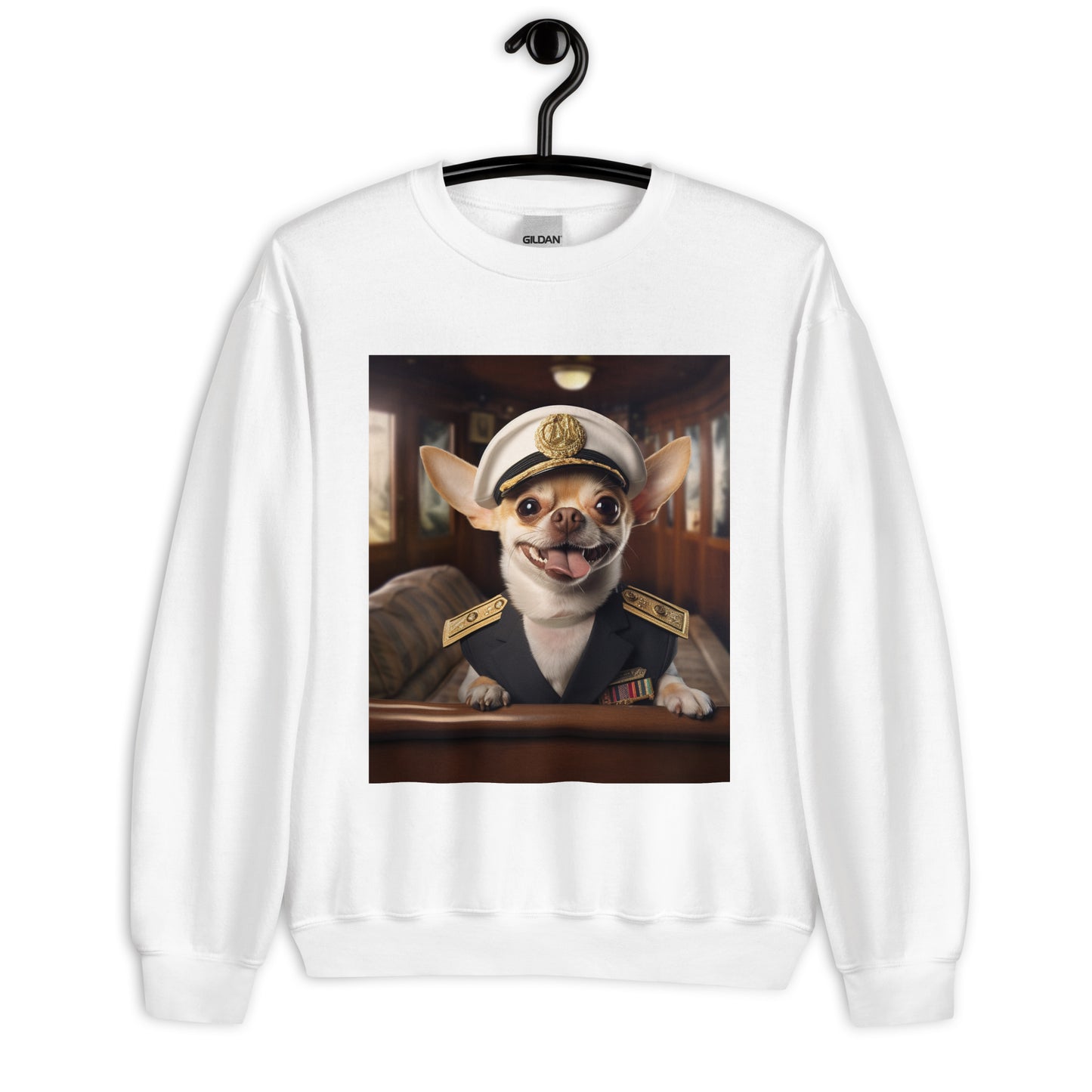 Chihuahua CruiseShipCaptain Unisex Sweatshirt