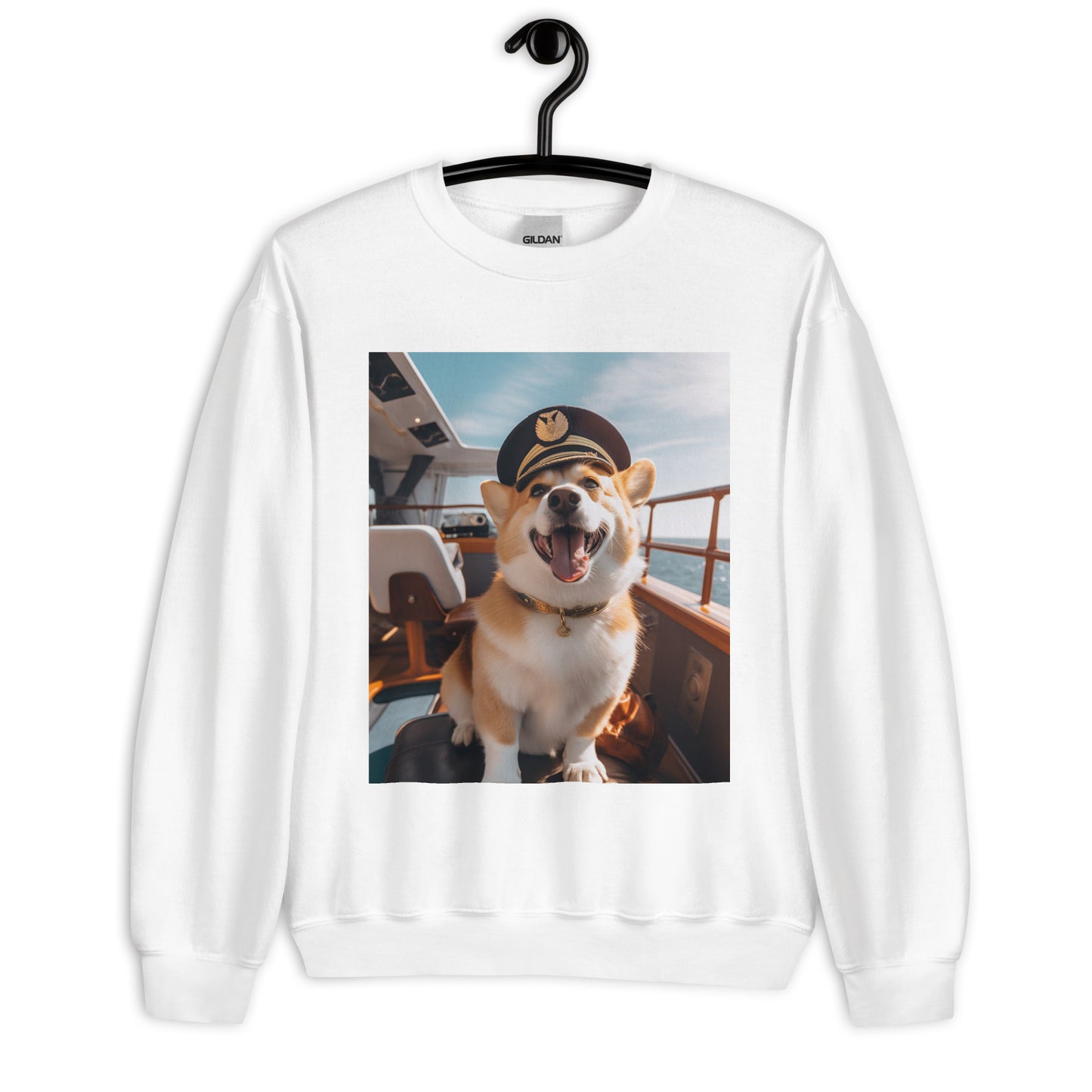 Pembroke Welsh Corgi CruiseShipCaptain Unisex Sweatshirt