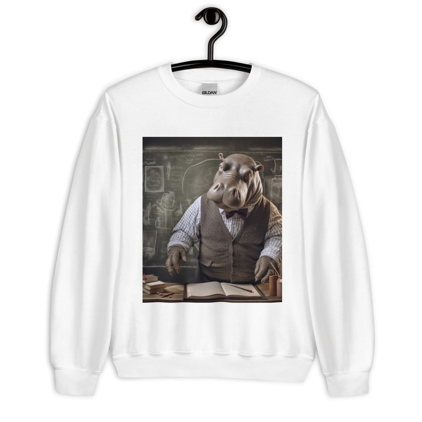 Hippo Teacher Unisex Sweatshirt