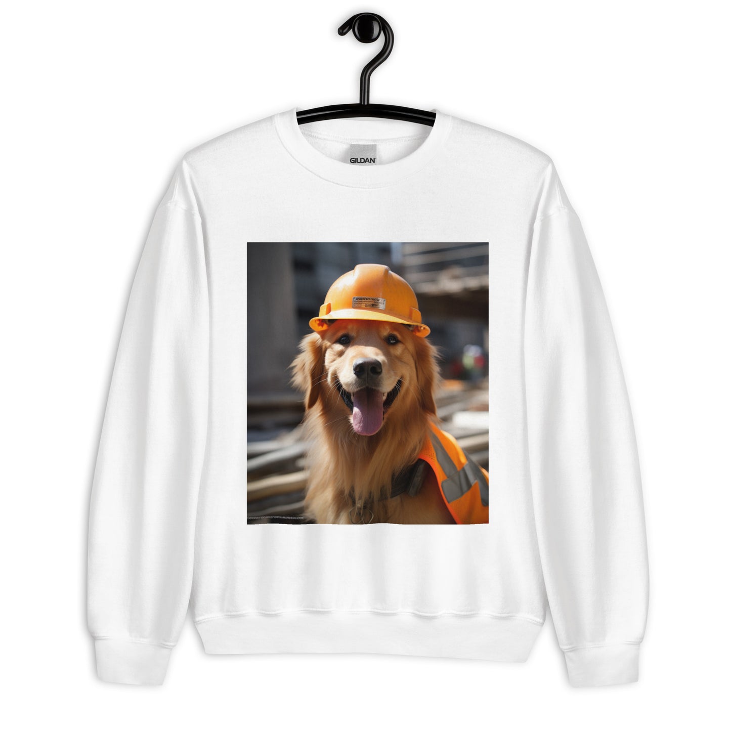 Golden Retriever Engineer Unisex Sweatshirt