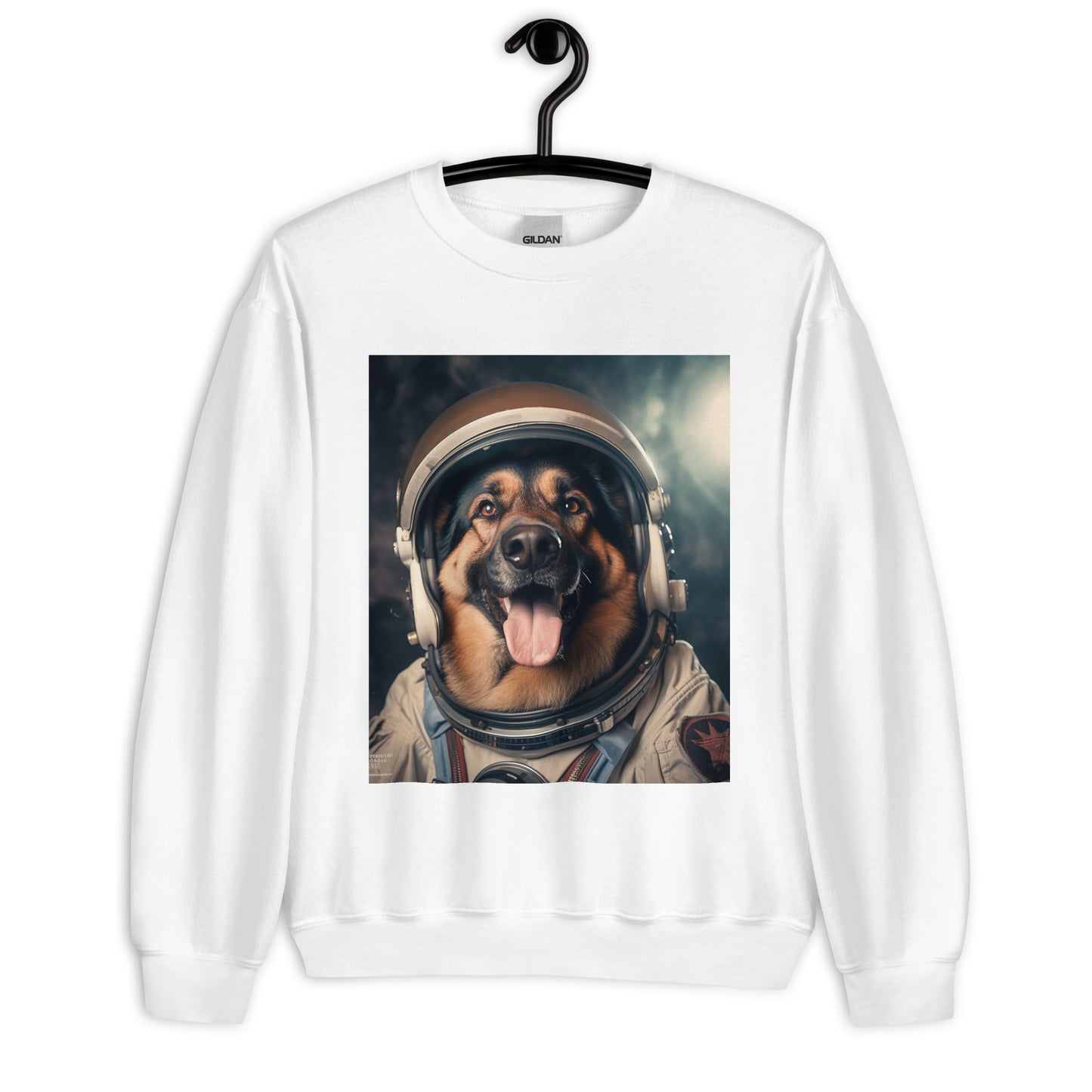 German Shepherd Astronaut Unisex Sweatshirt