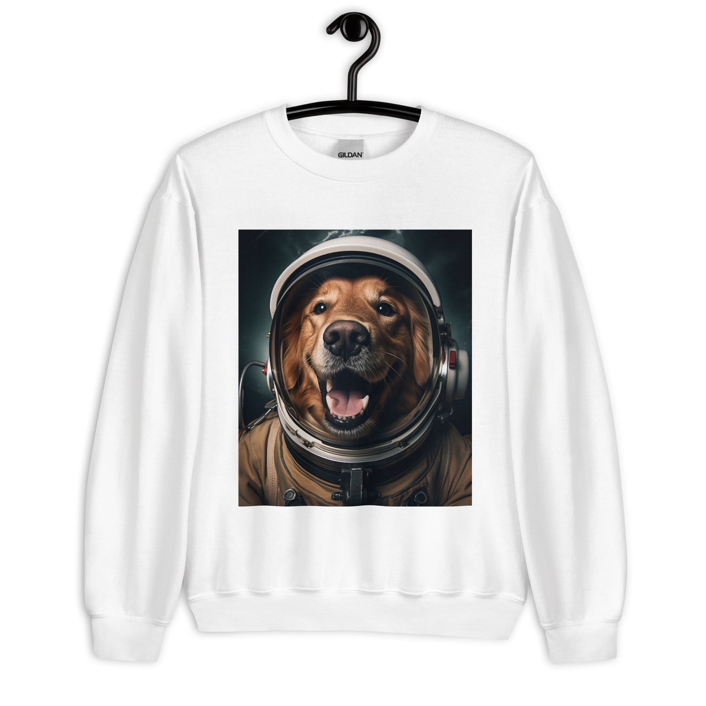 Golden Retriever Astronaut Unisex Sweatshirt