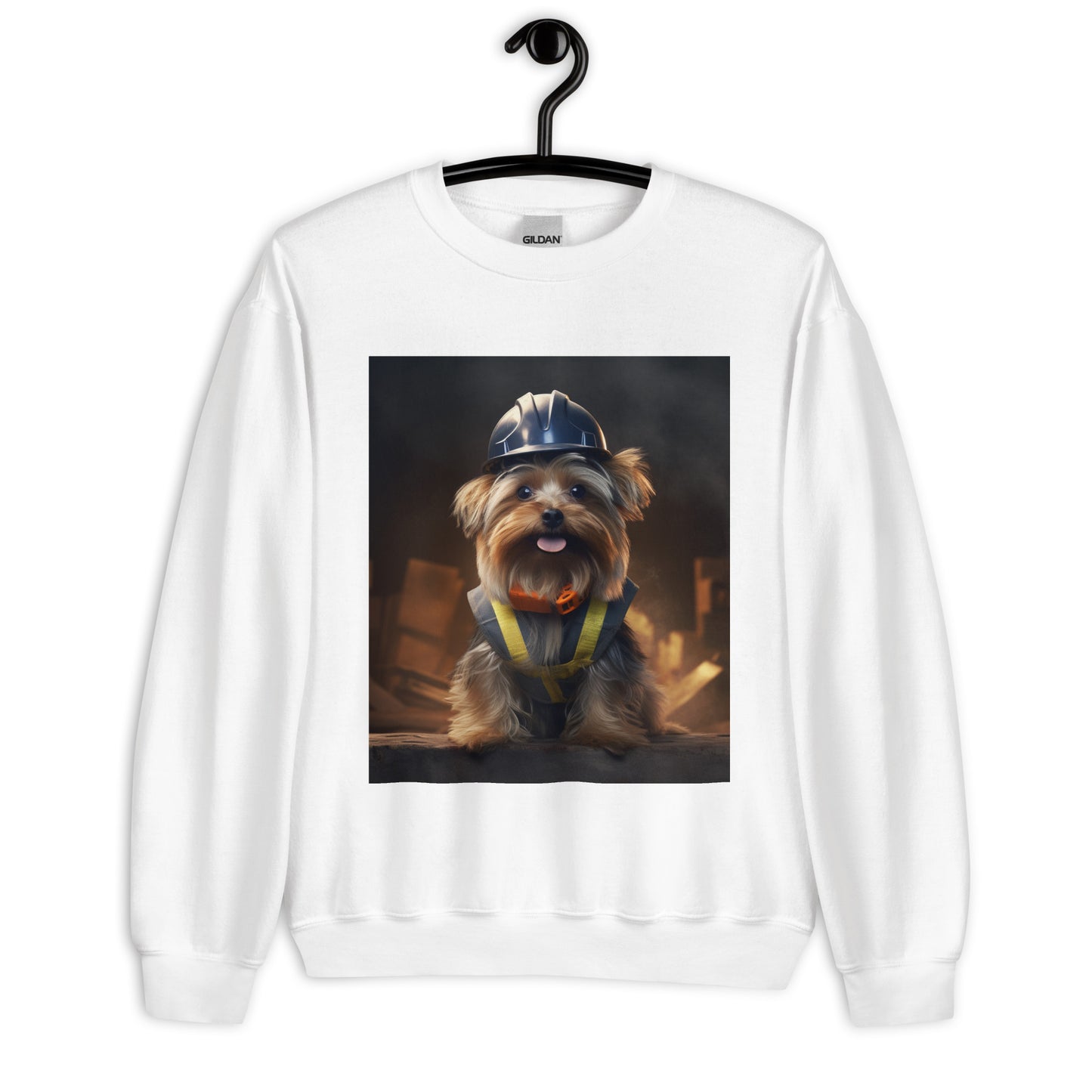 Yorkshire Terrier Engineer Unisex Sweatshirt