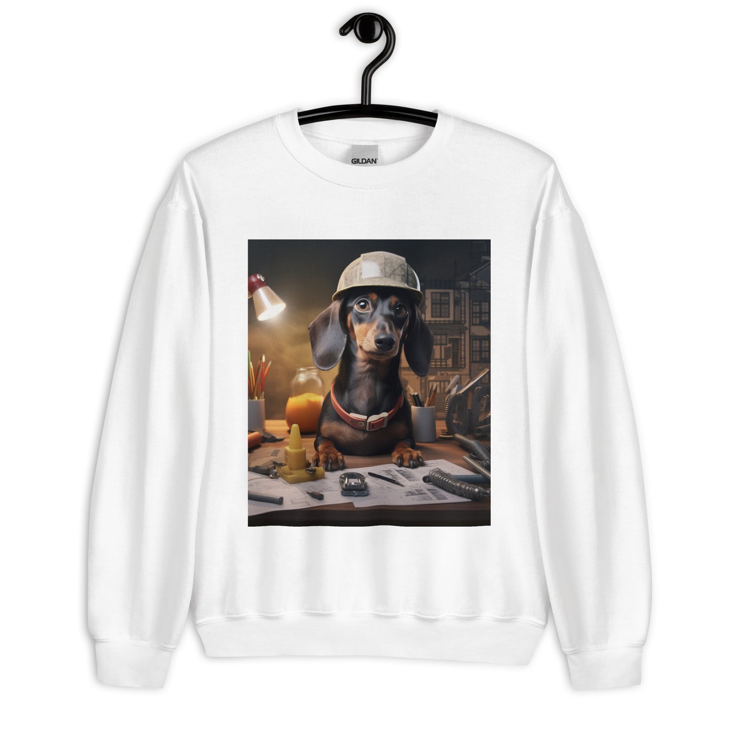 Dachshund Engineer Unisex Sweatshirt