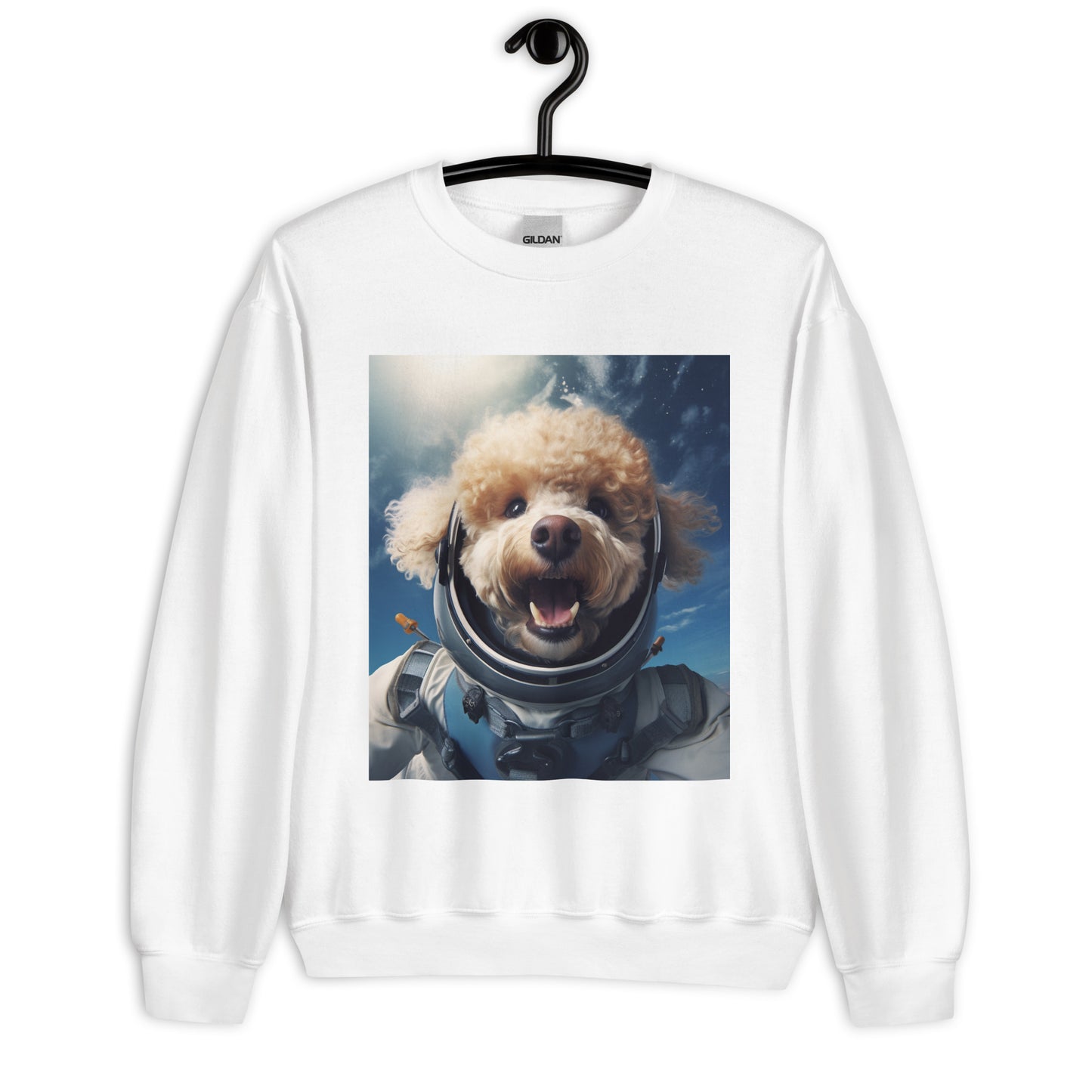 Poodle Astronaut Unisex Sweatshirt