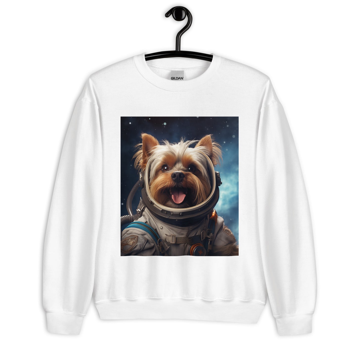 Yorkshire Terrier Astronaut Unisex Sweatshirt