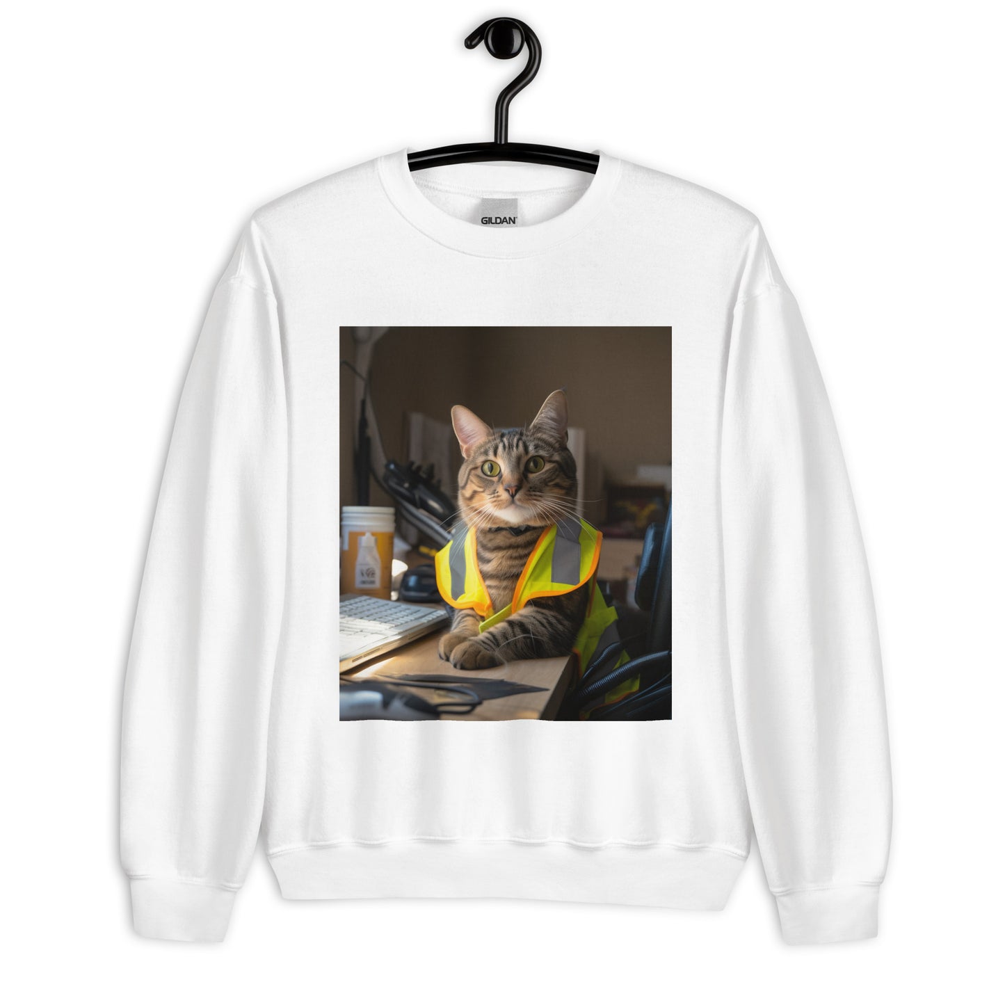 Domestic Shorthair Engineer Unisex Sweatshirt