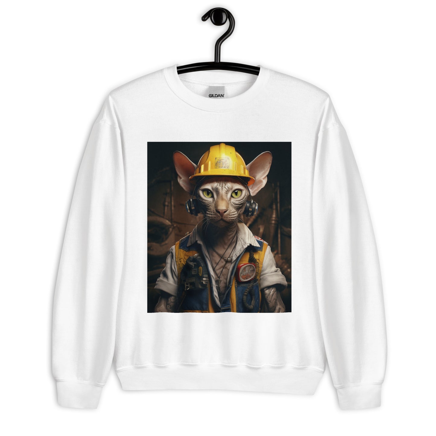 Sphynx Engineer Unisex Sweatshirt