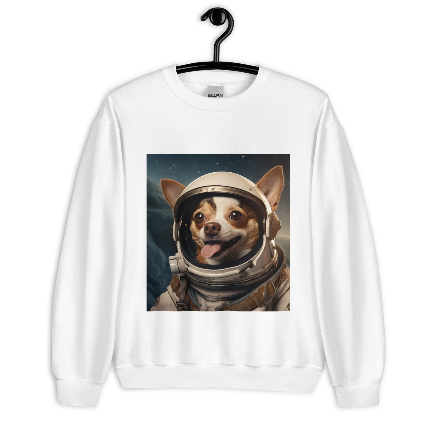 Chihuahua Astronaut Unisex Sweatshirt