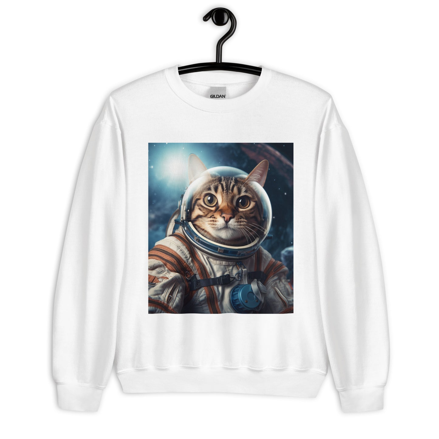 Domestic Shorthair Astronaut Unisex Sweatshirt