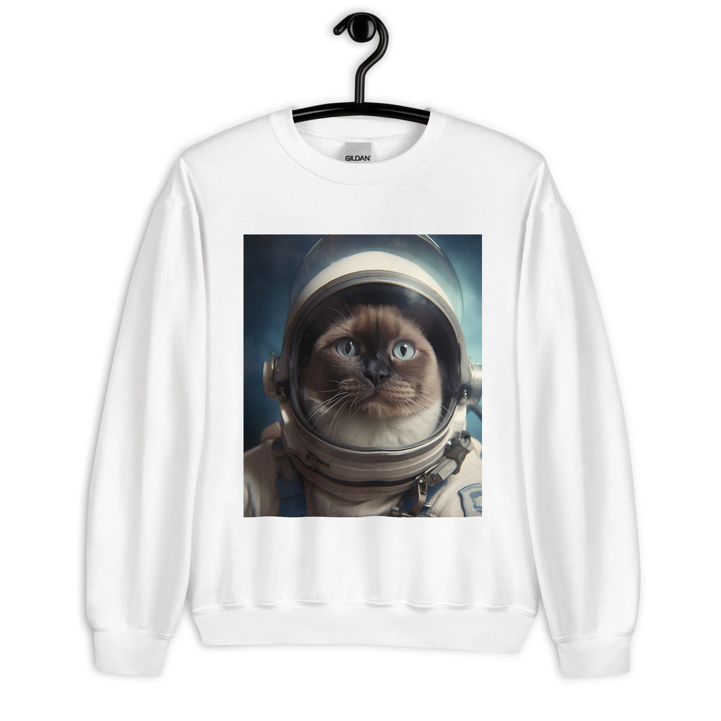 Siamese Astronaut Unisex Sweatshirt