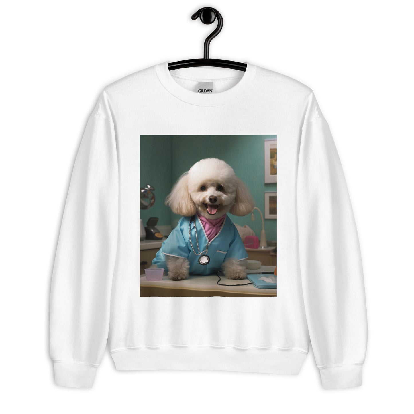 Poodle Nurse Unisex Sweatshirt