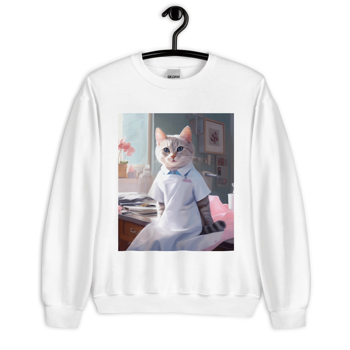 Domestic Shorthair Nurse Unisex Sweatshirt